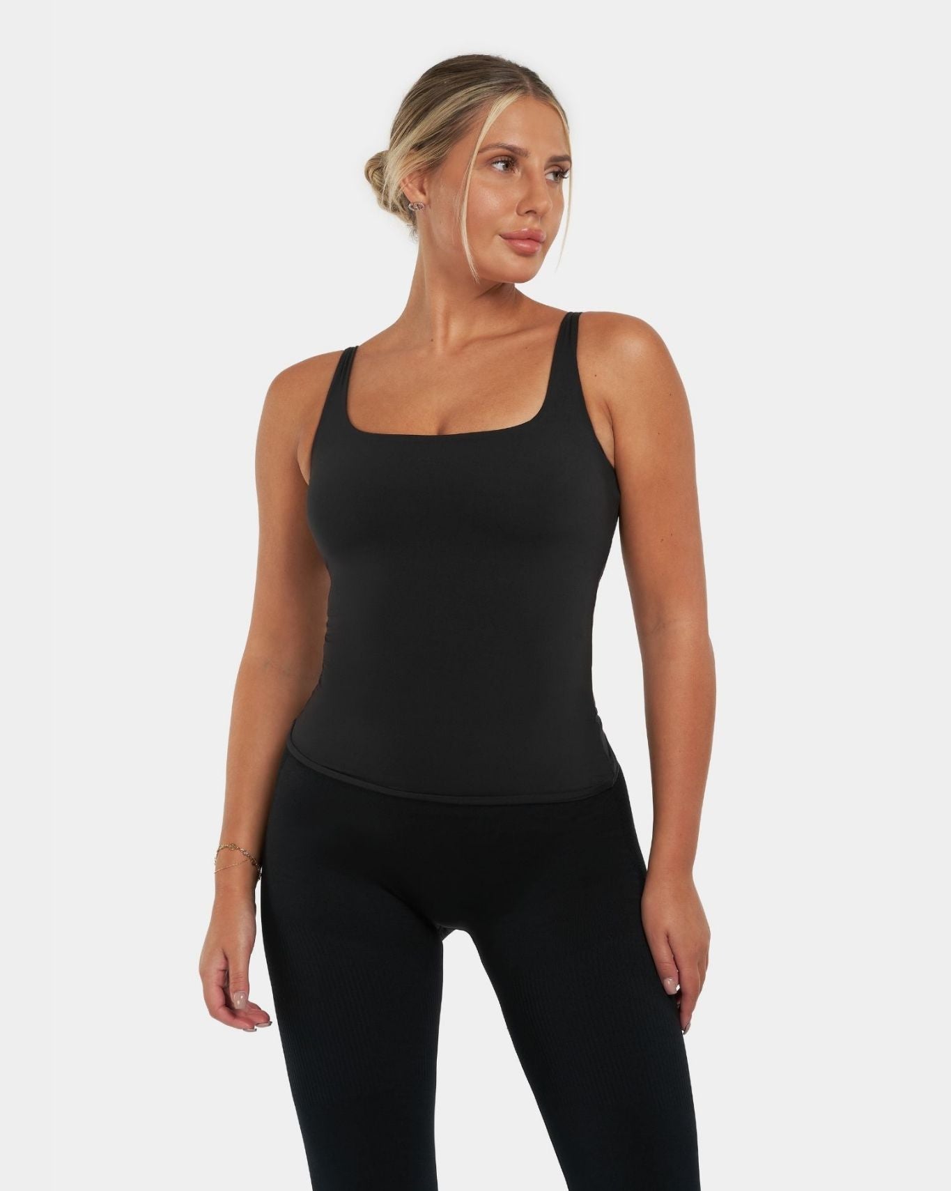 Arise - Seamless Sculpt Ribbed Contour Leggings - Zwart