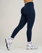 Outline V Waist Leggings | Midnight Navy