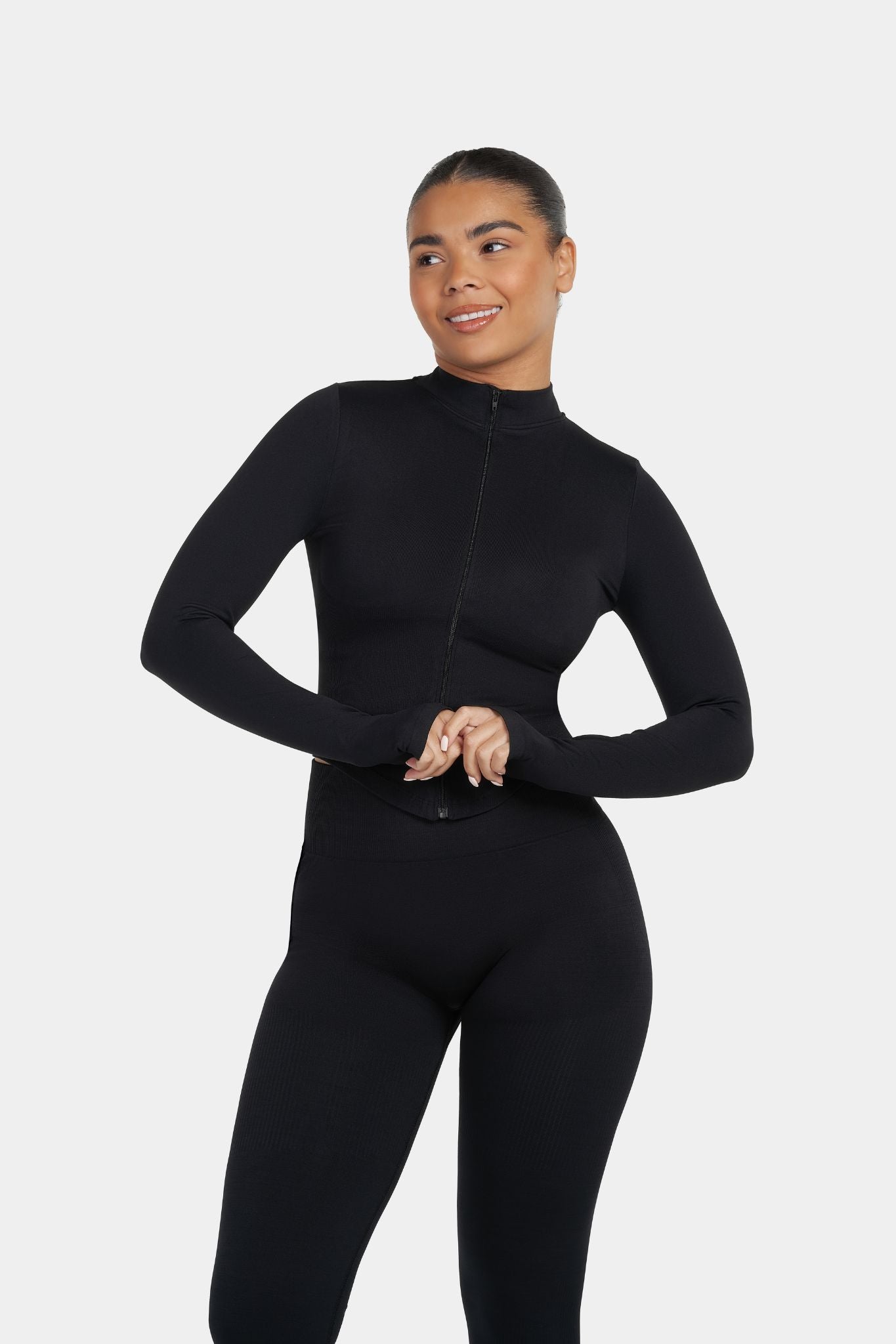 Sculpt Shapewear Jacket | Pure Black