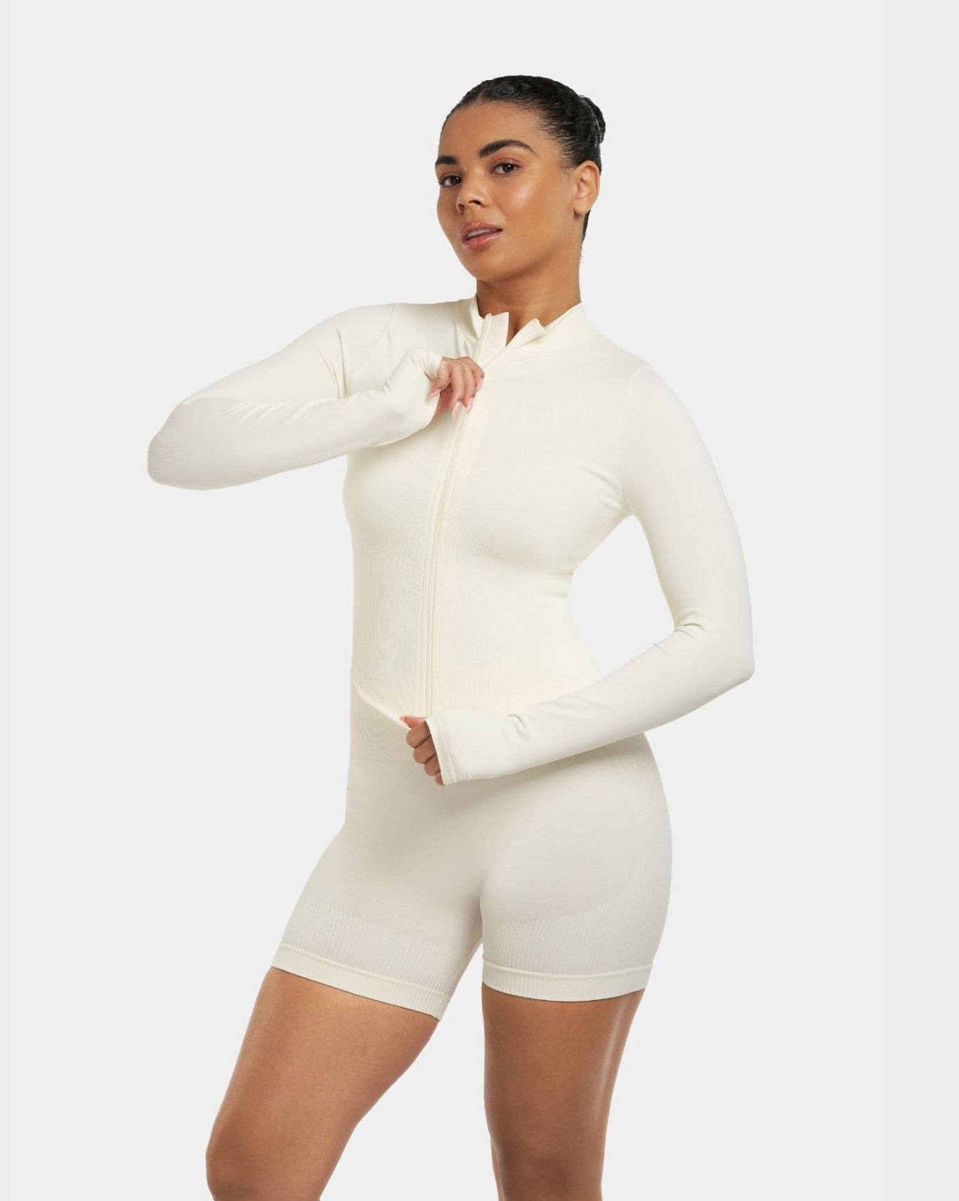 Arise - Seamless Sculpt Ribbed Contour Leggings - Zwart