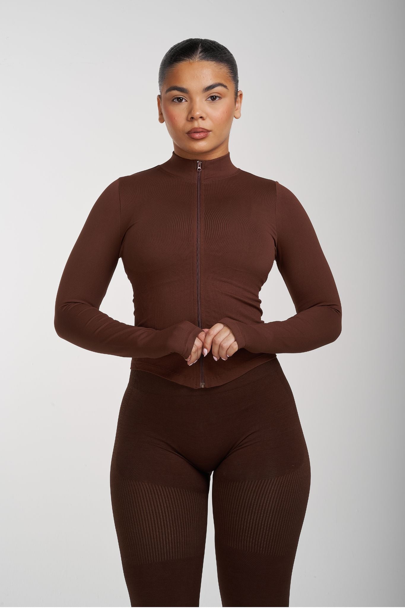 Sculpt Shapewear Jacket | Bourbon Brown | Pre-Order