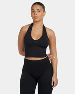 Sculpting Shapewear Top Halterneck | Black