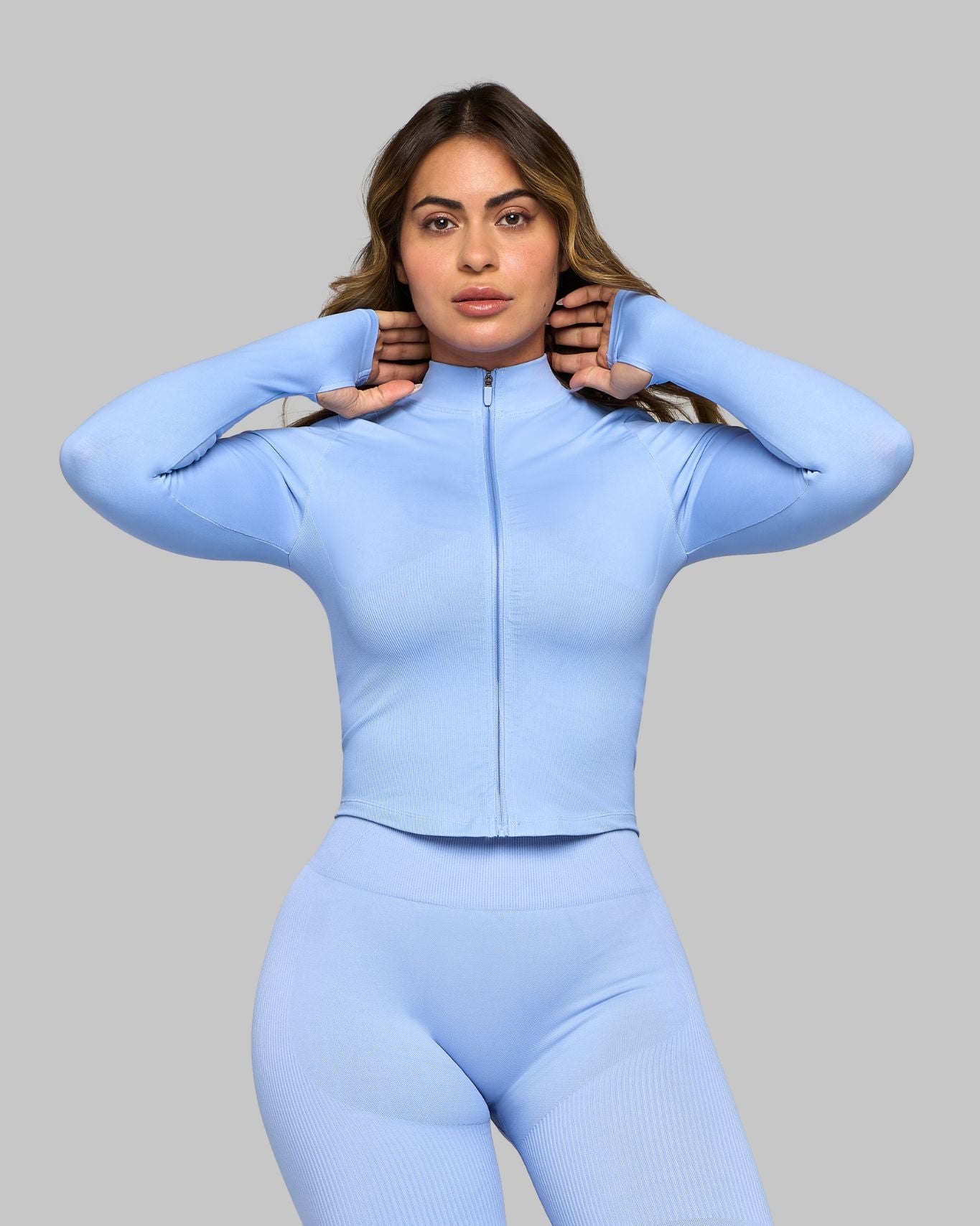 Chiara Sculpt Shapewear Jacket | Glacier