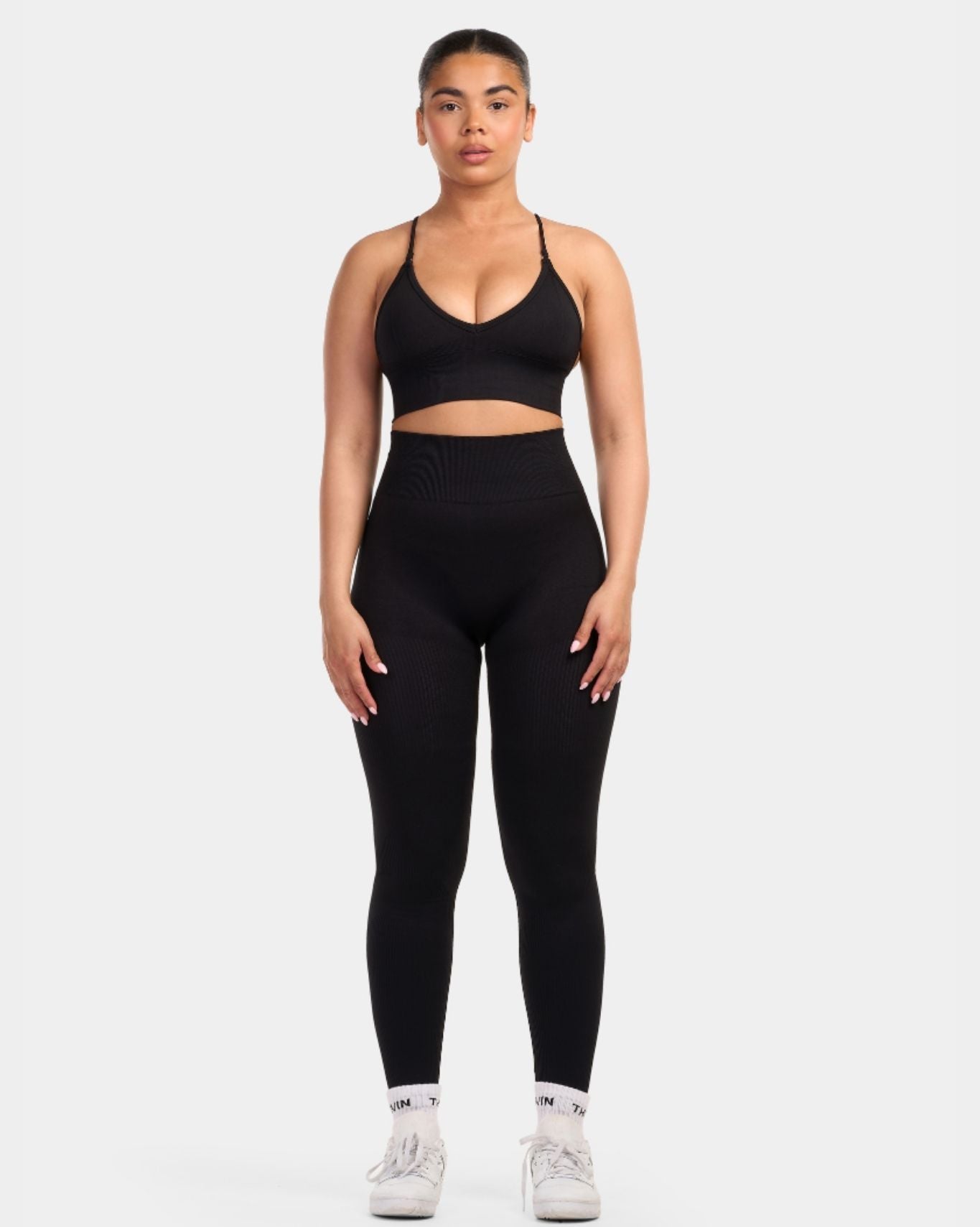 Multi-Way Sculpt Seamless Top | Black