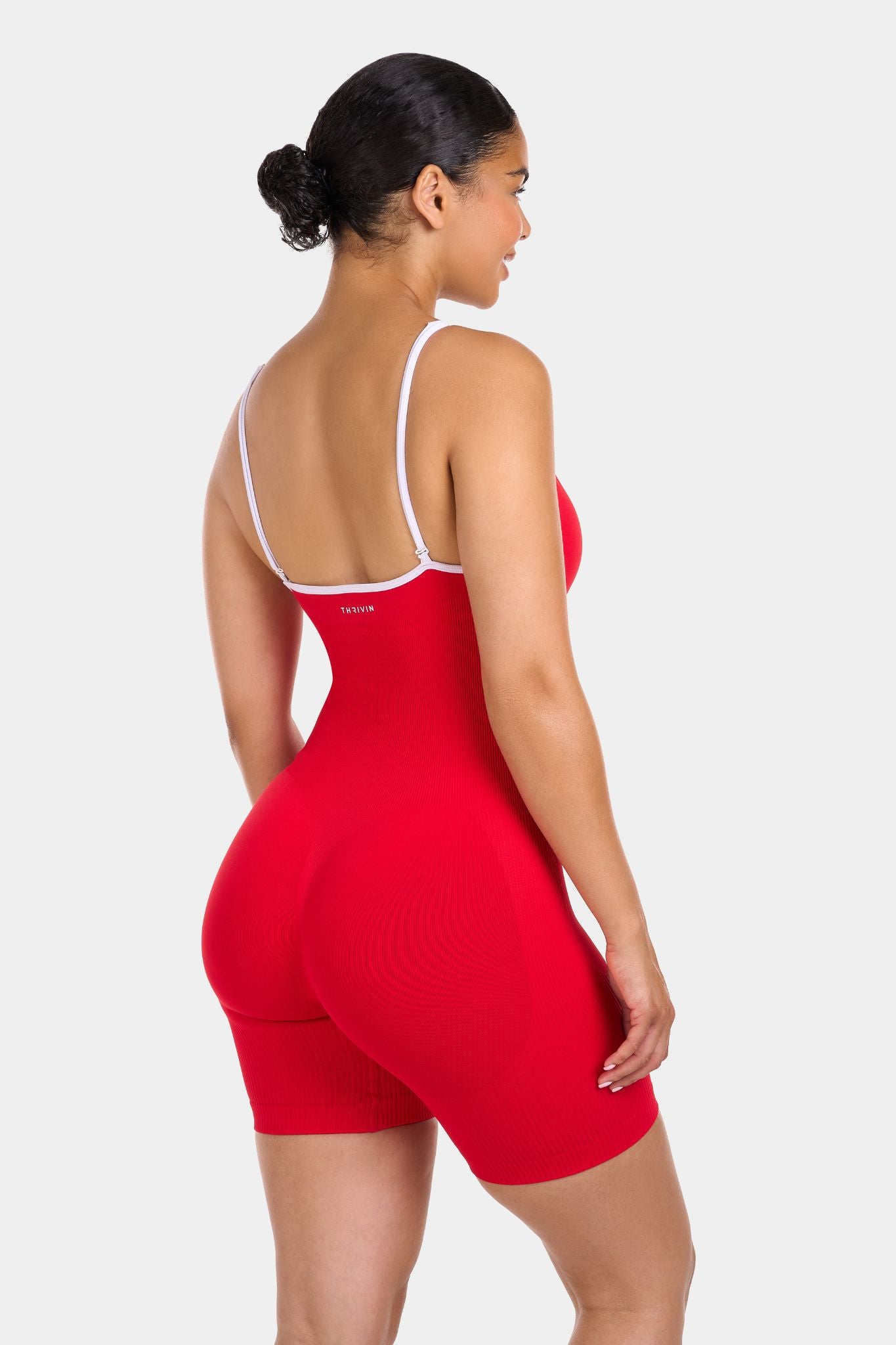 Multi-Way Sculpt Seamless Bodysuit | Baywatch Red