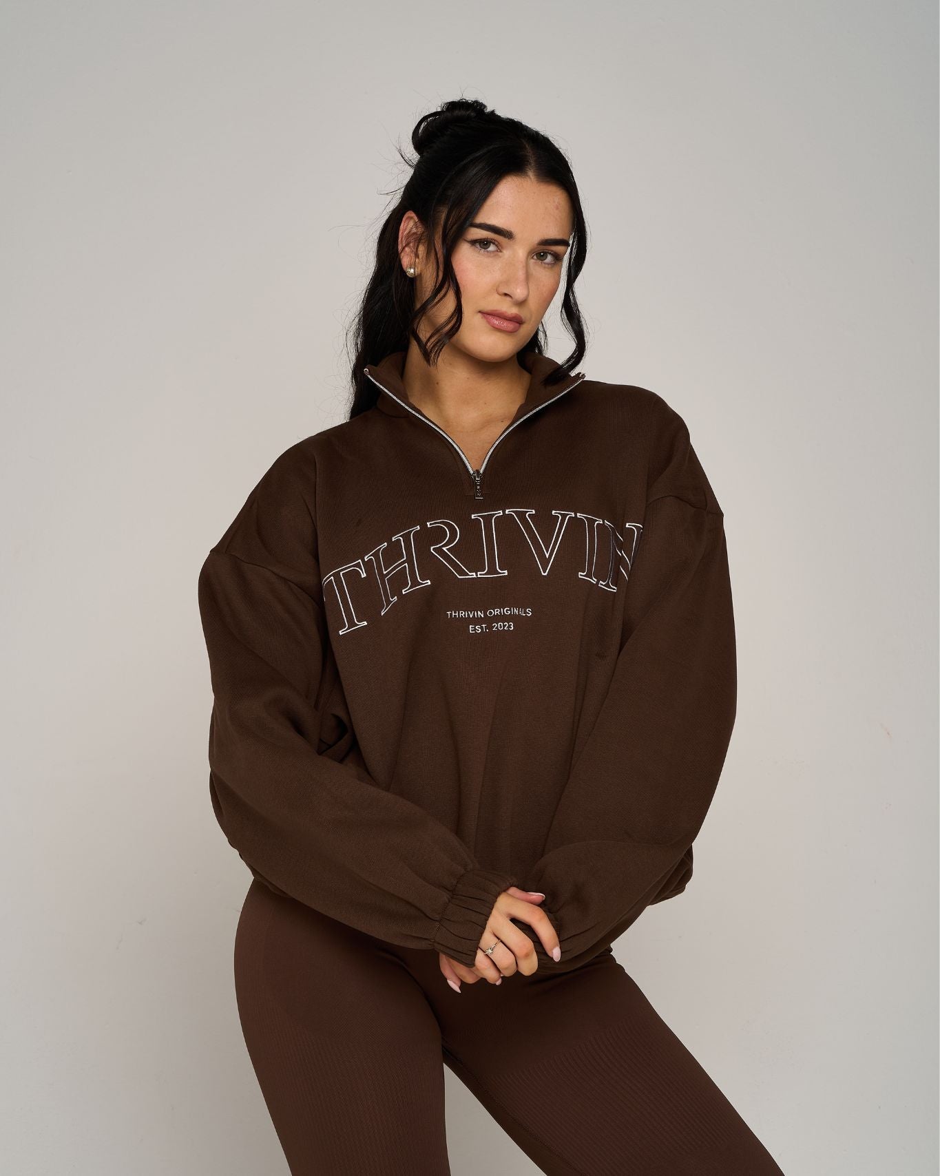 Original Halfzipper Sweater | Bourbon Brown