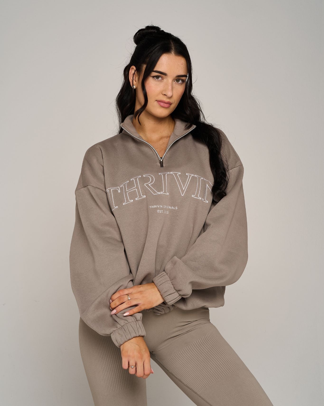 Original Halfzipper Sweater | Latte