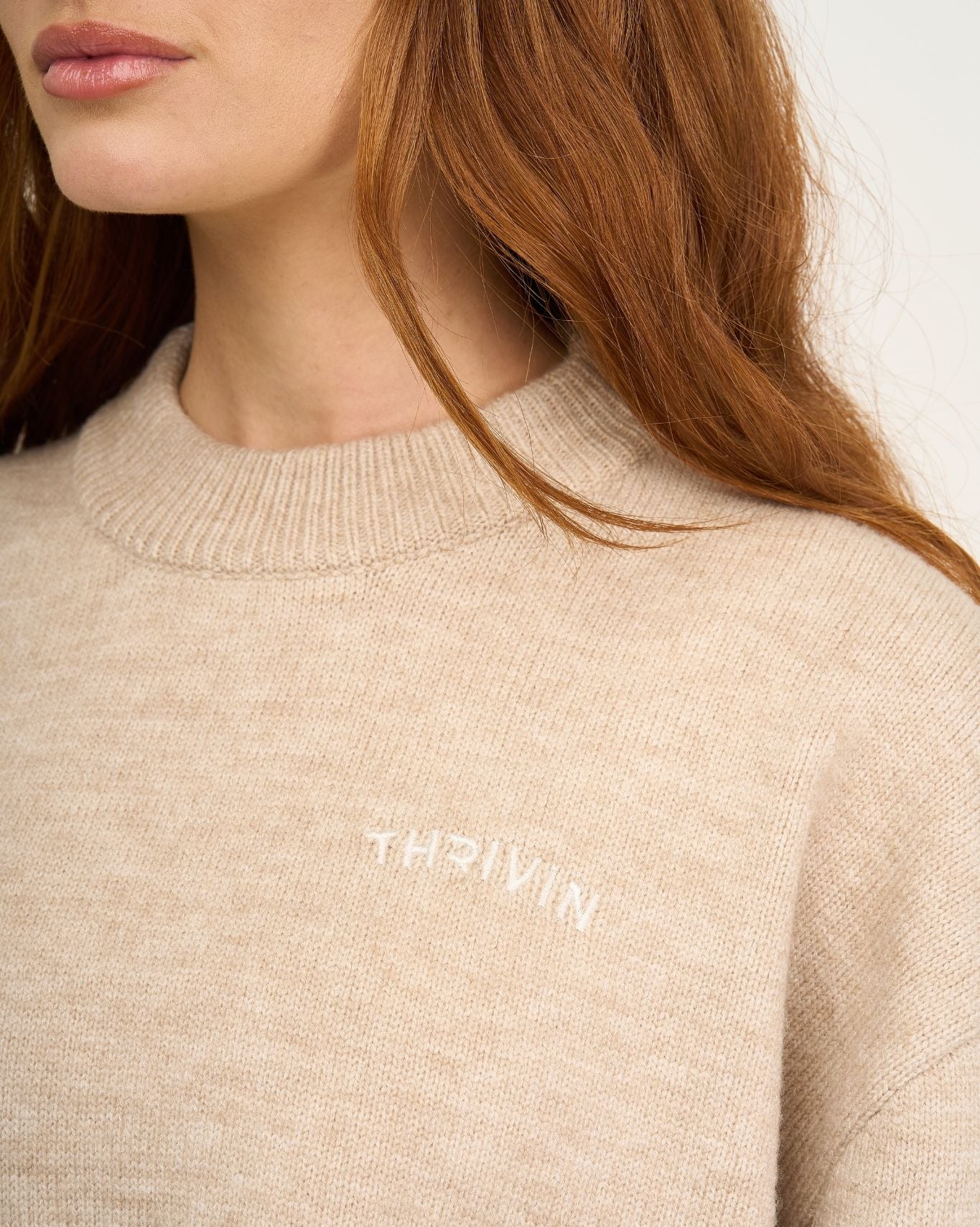 Essential Knitted Sweater | Oat