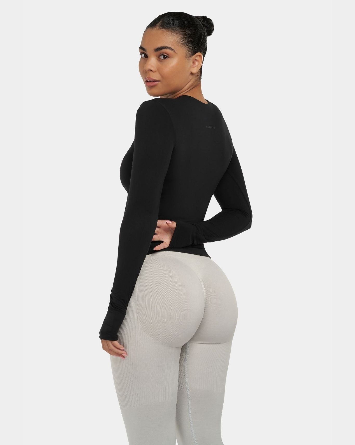 Long Sleeve Black Top