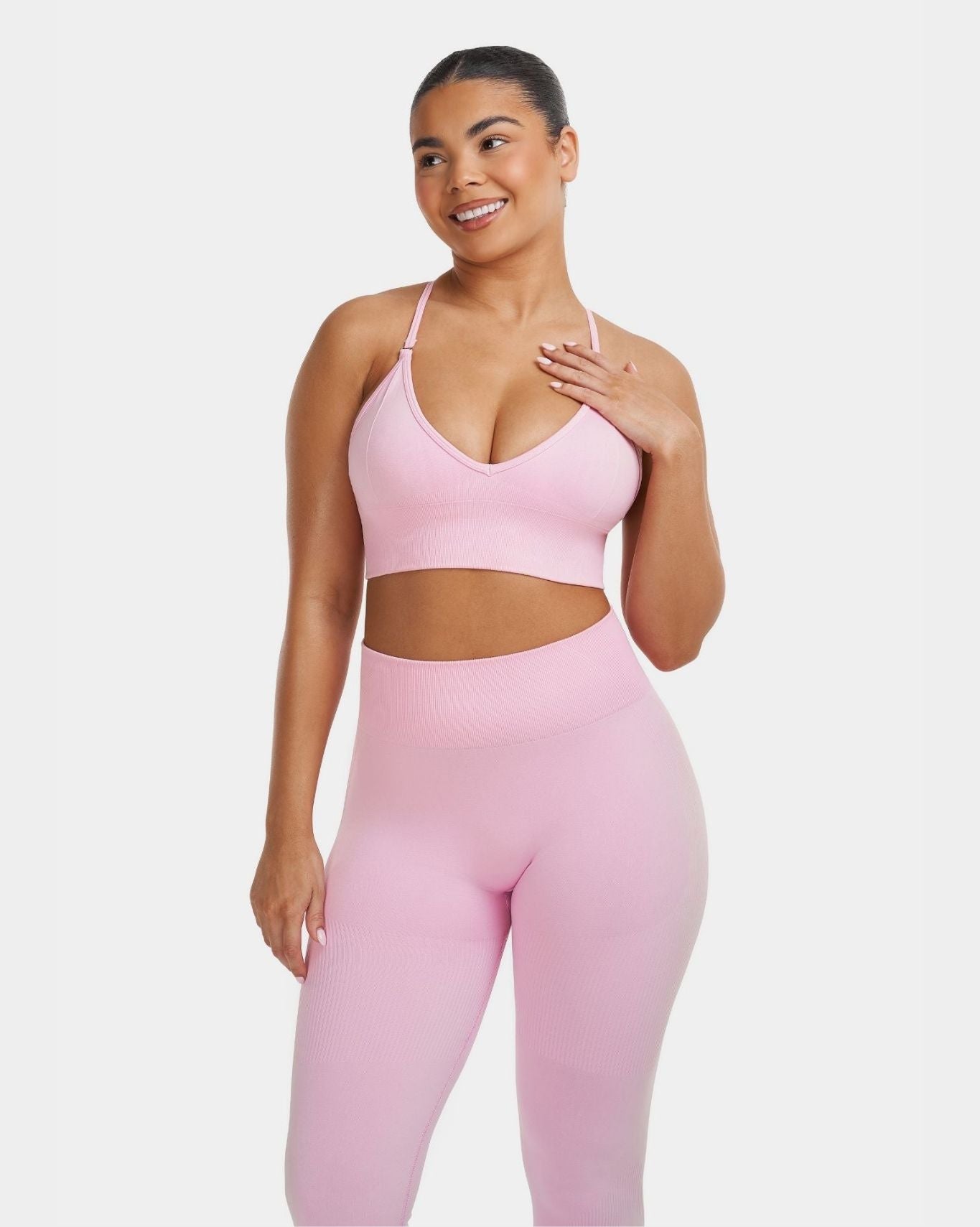 Multi-Way Sculpt Seamless Top | Pilates Pink