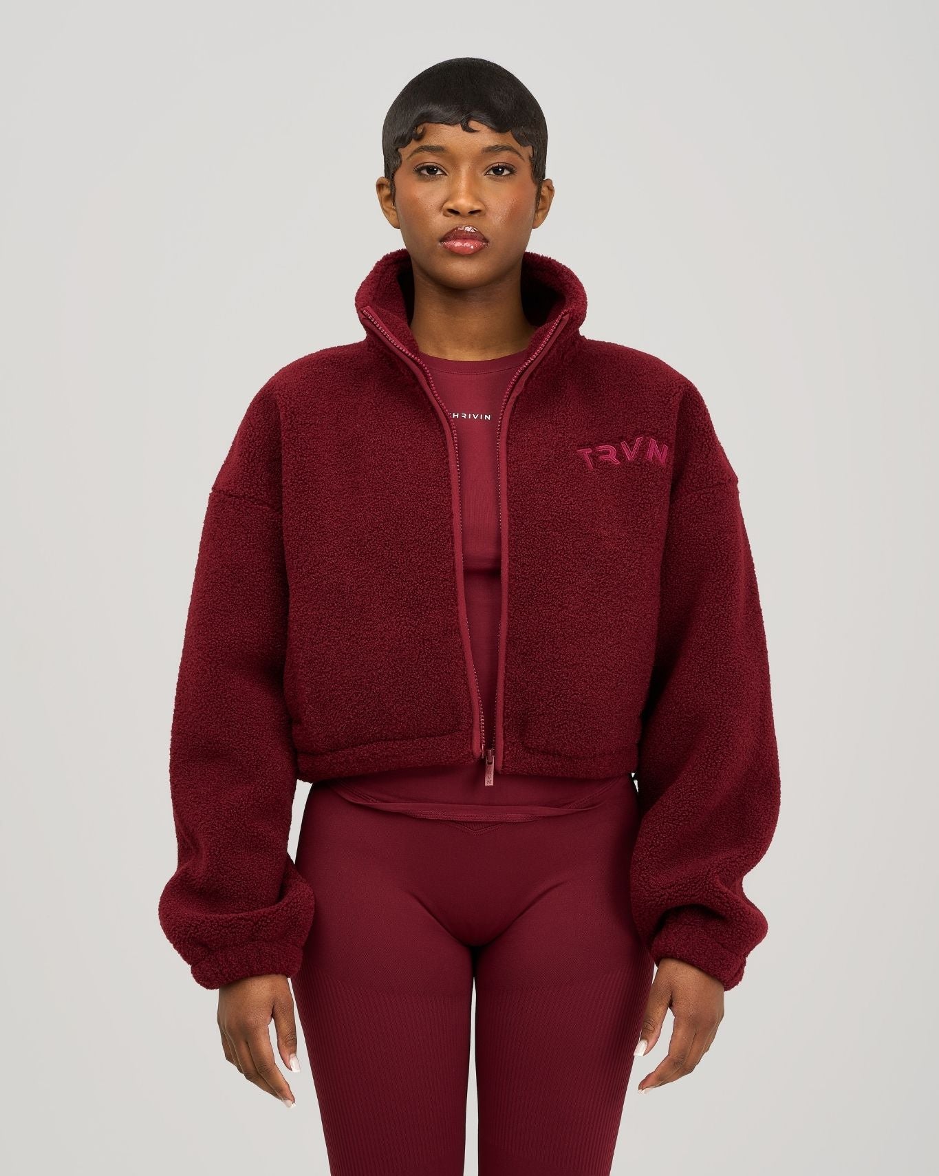 Rachel is 165cm and wears a size S.