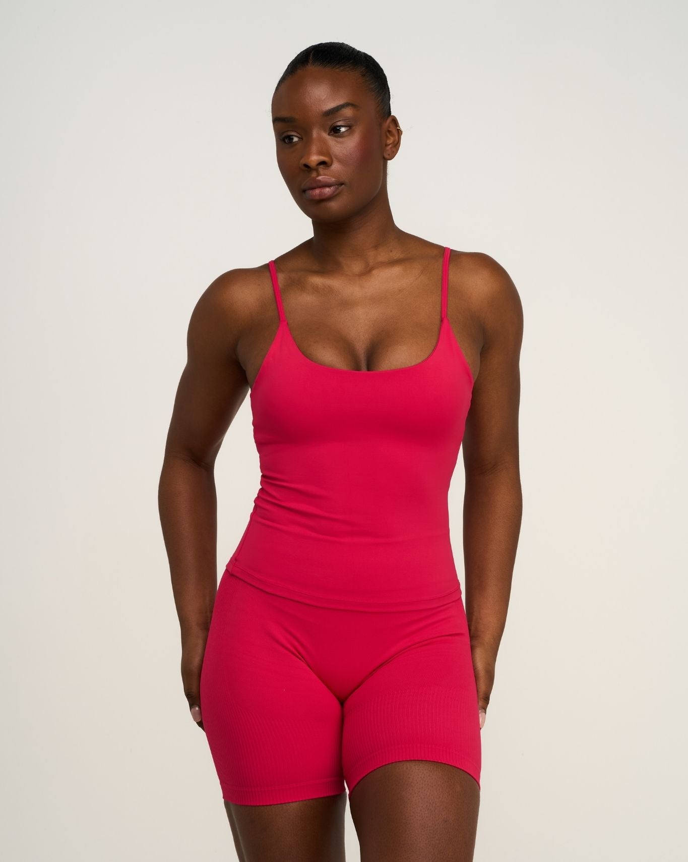 Elevate™ Sculpting Seamless Scoop Neck Cami | Strawberry