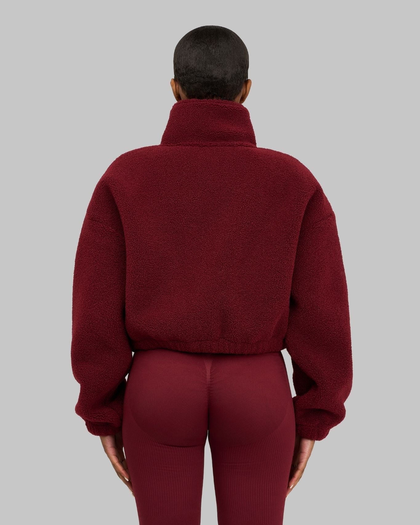 Essential Teddy Fleece Jacket | Fine Wine
