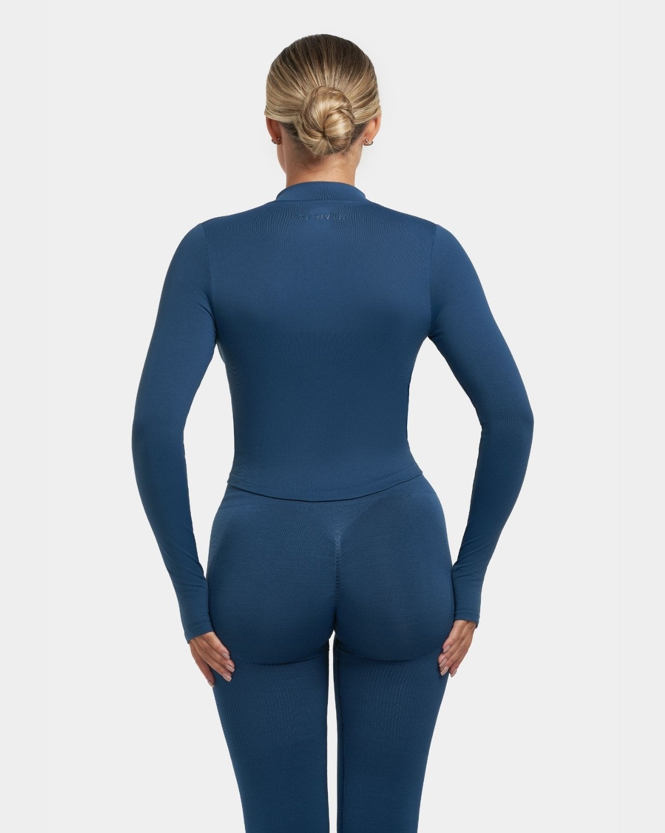 Arise - Seamless Sculpt Ribbed Contour Leggings - Zwart