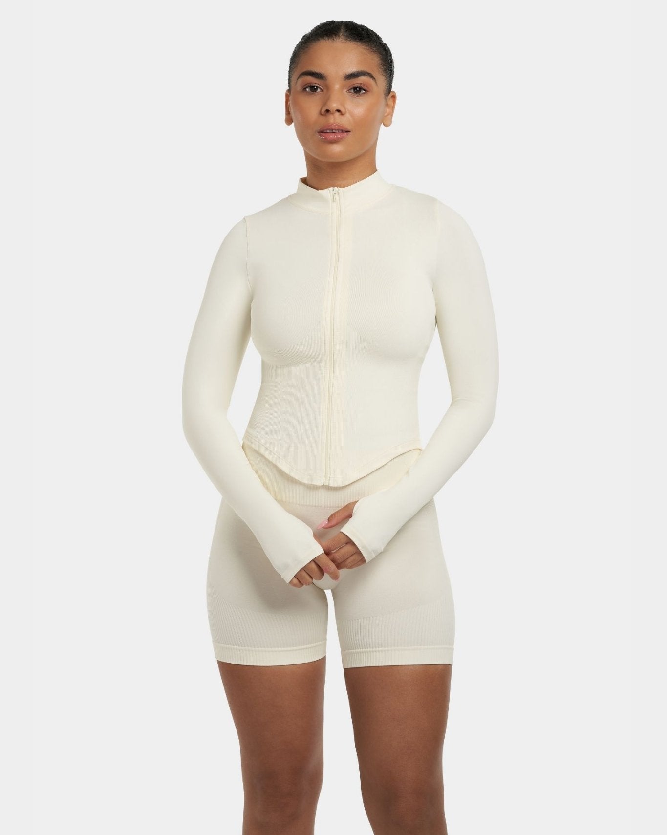 Arise - Seamless Sculpt Ribbed Contour Leggings - Zwart