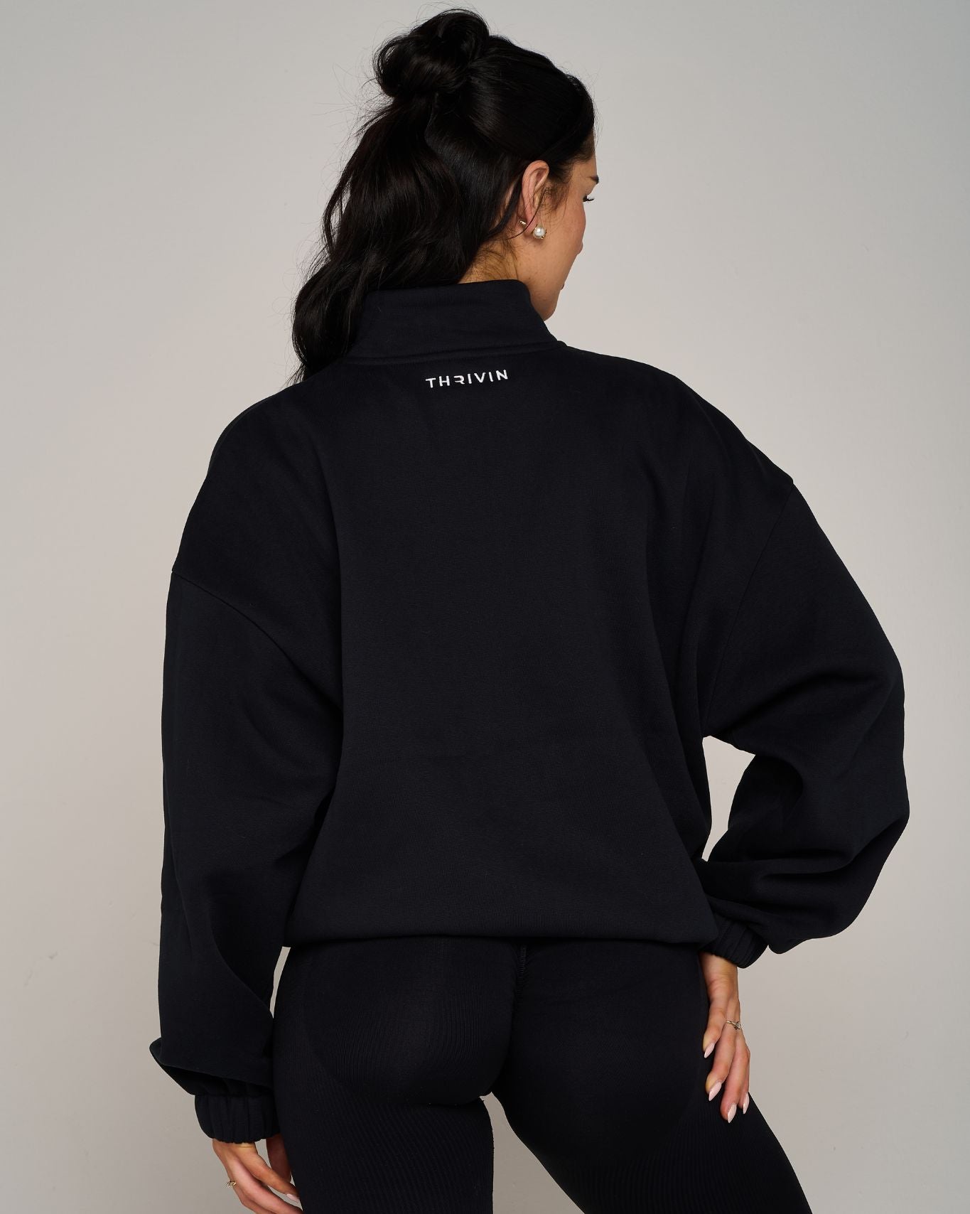 Original Halfzipper Sweater | Night Black