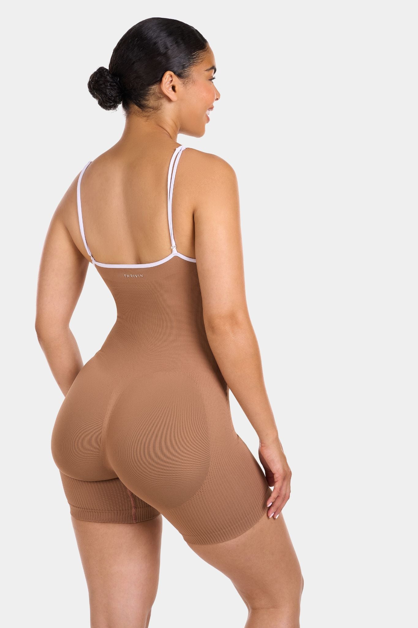 Hotline Multi-Way Sculpt Seamless Bodysuit | Caramel