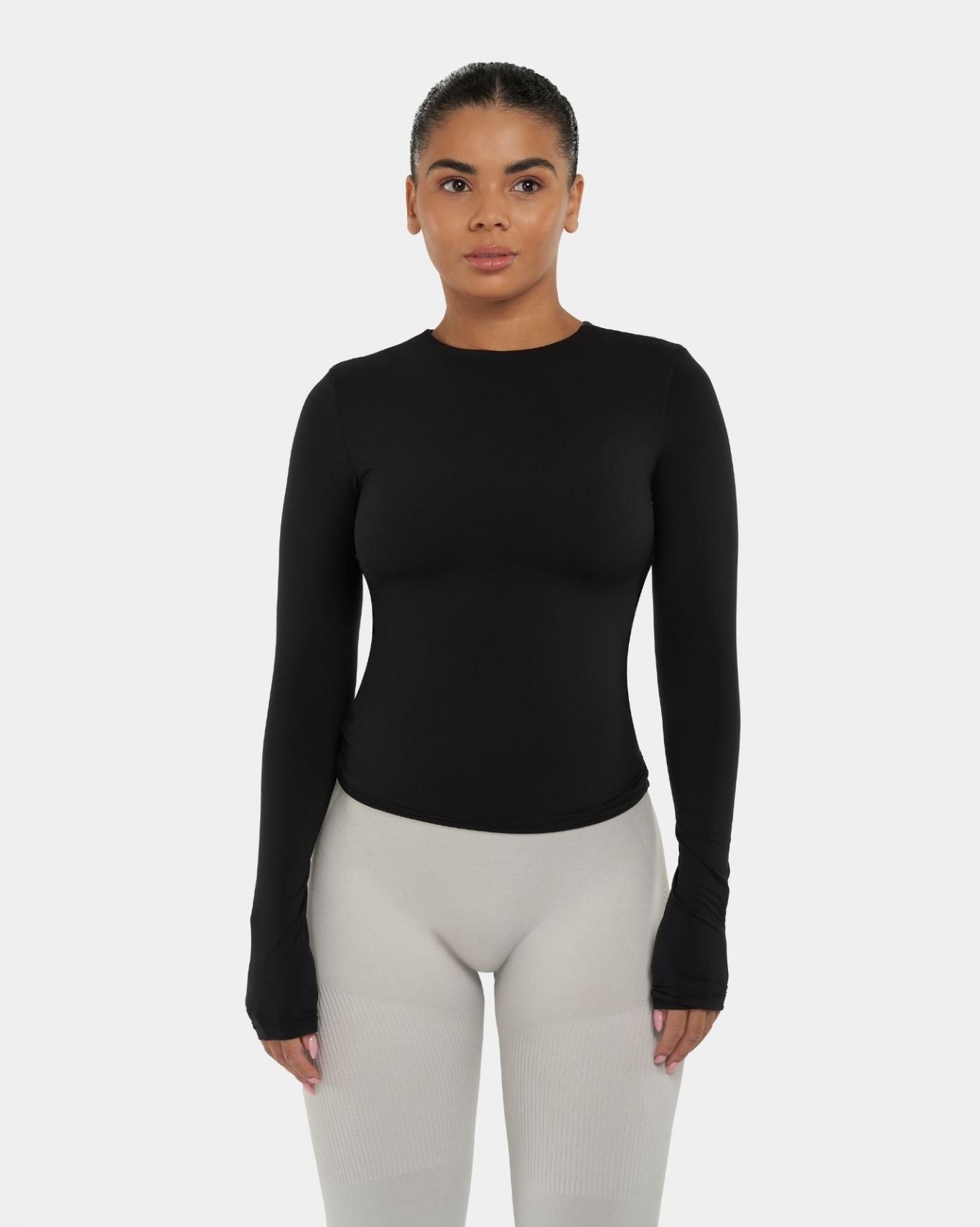Long Sleeve Black Top