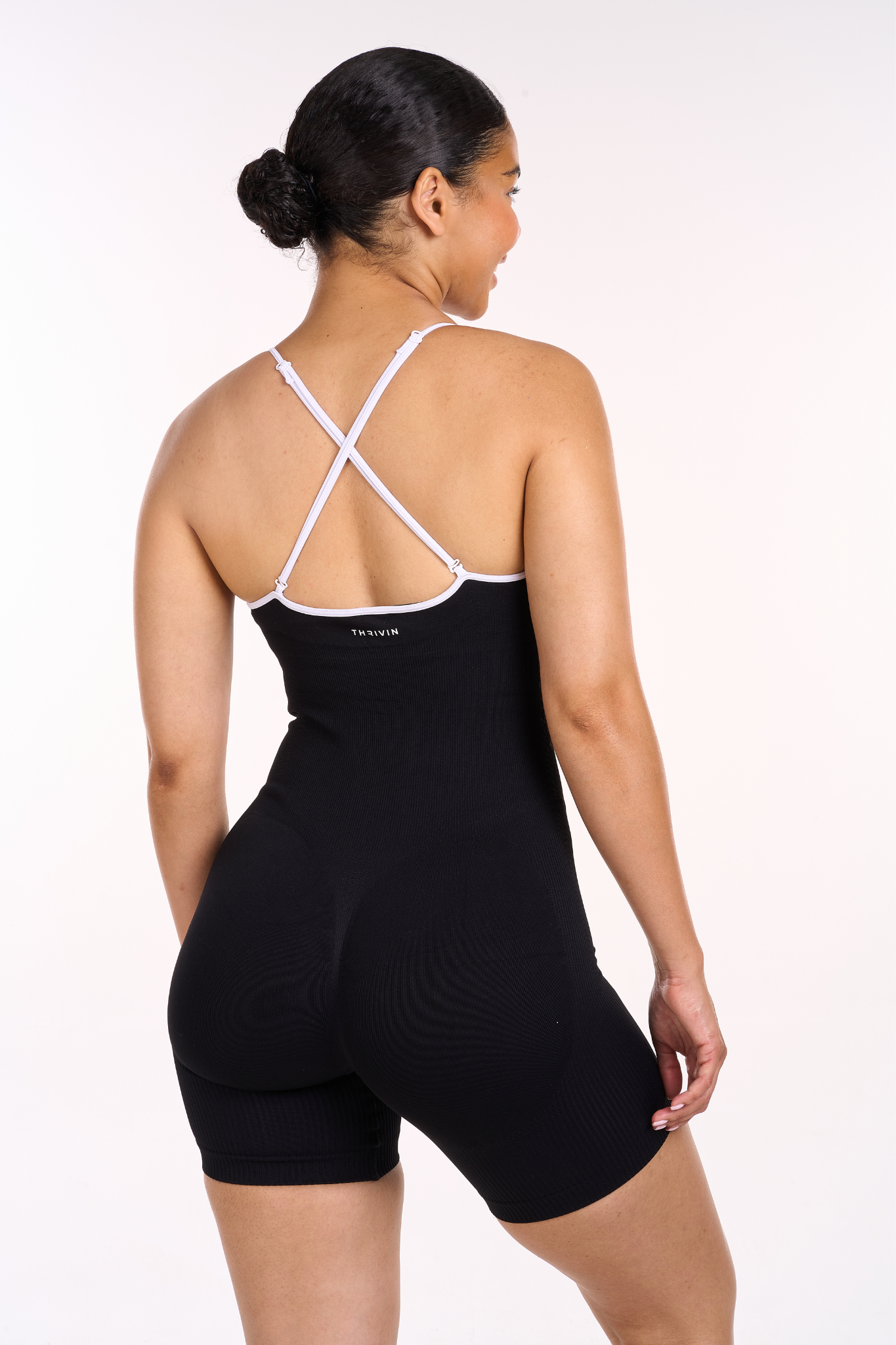 Multi-Way Sculpt Seamless Bodysuit | Black