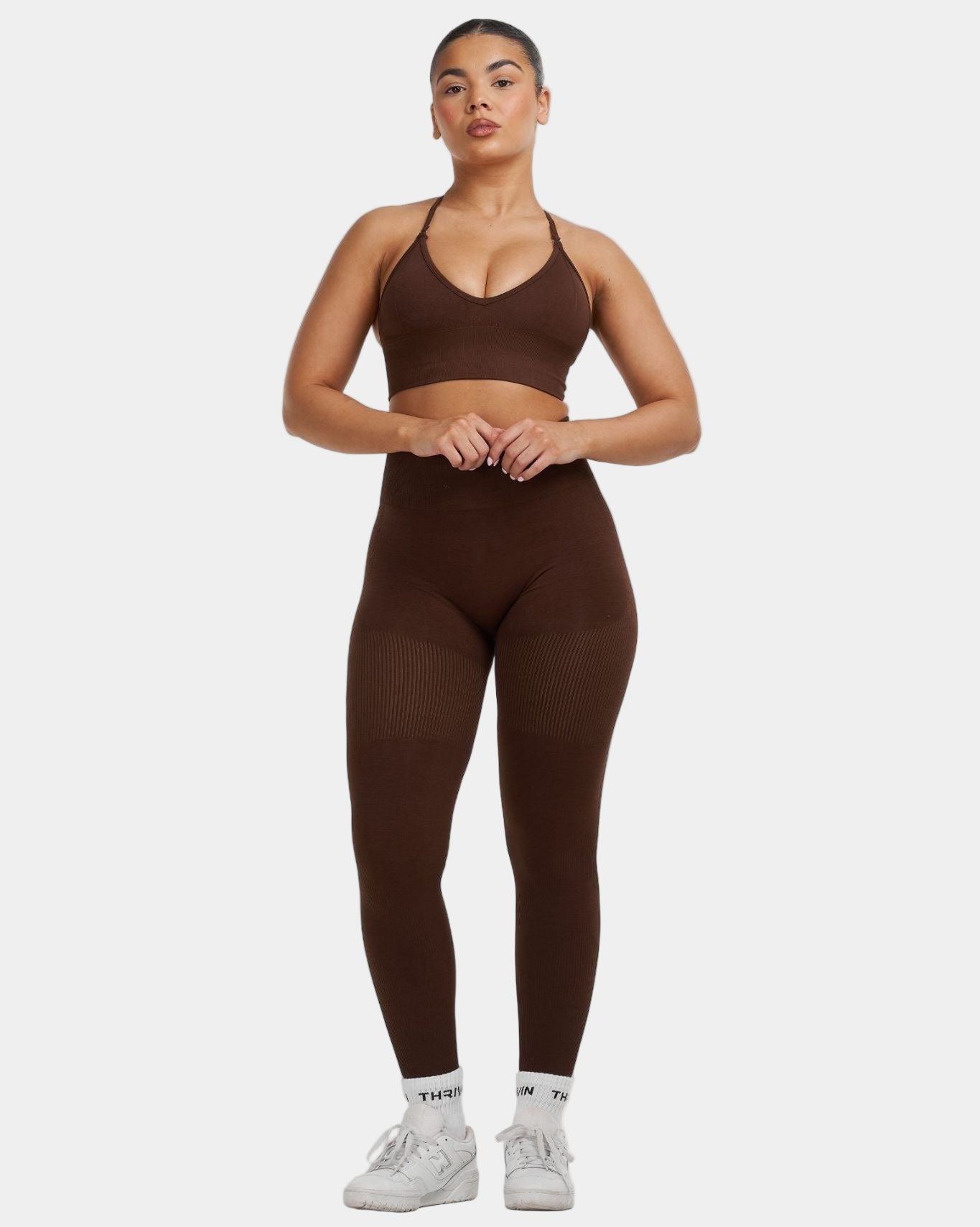 Multi-Way Sculpt Seamless Top | Bourbon Brown