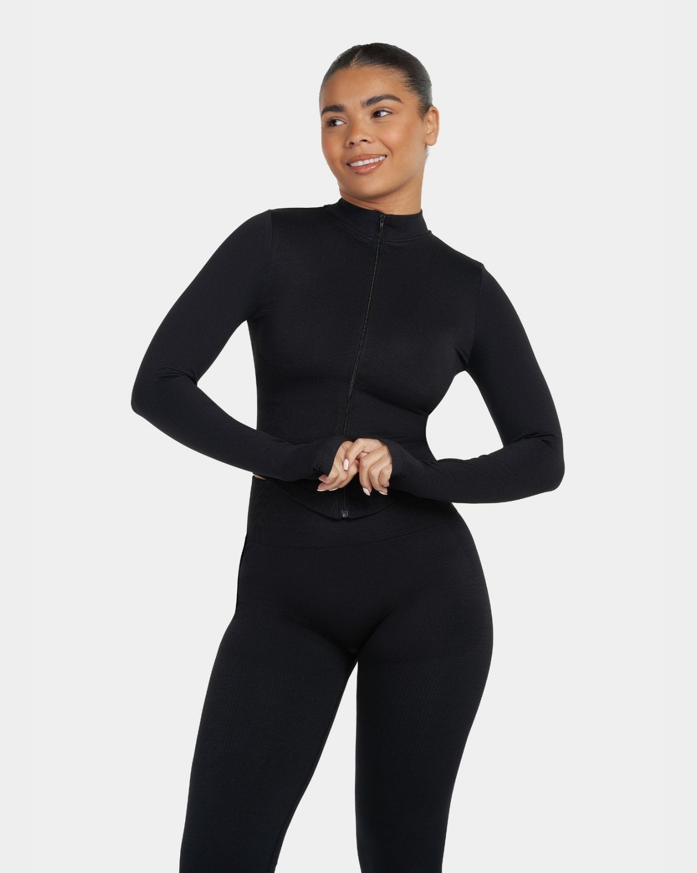 Sculpt Shapewear Jacket | Pure Black