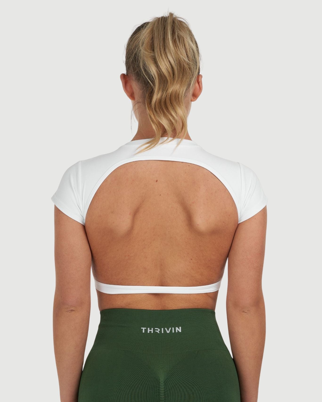 Arise Backless Top - Wit