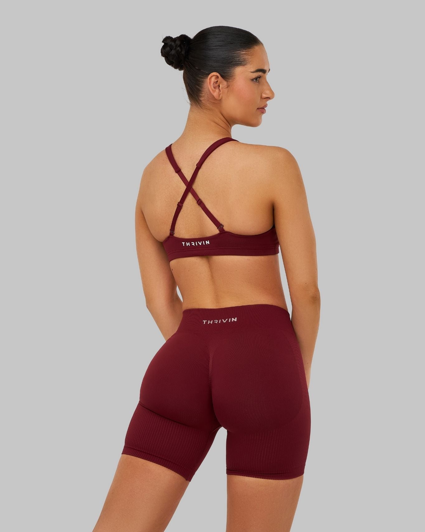 Elevate Medium Impact Bra | Fine Wine