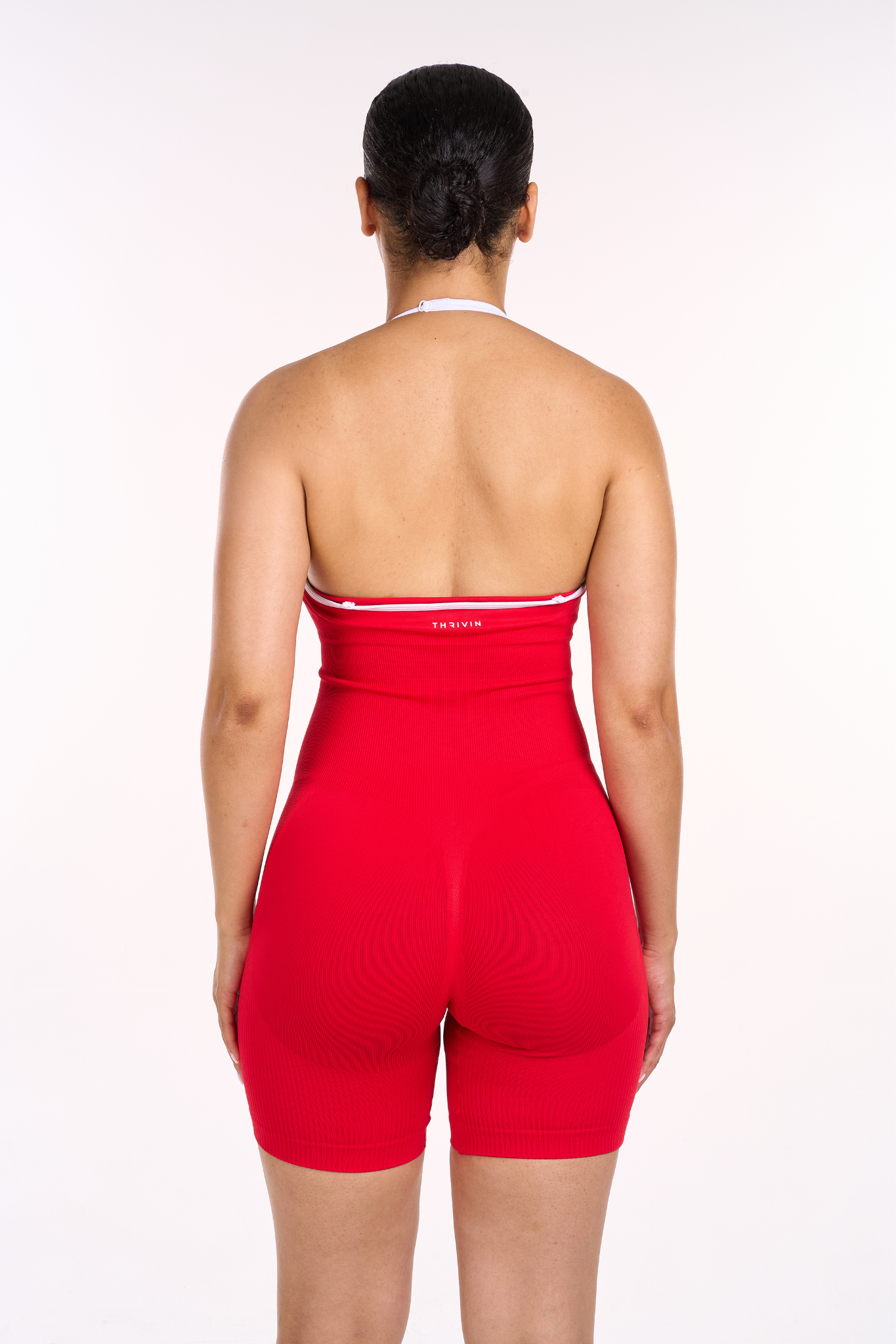 Multi-Way Sculpt Seamless Bodysuit | Red