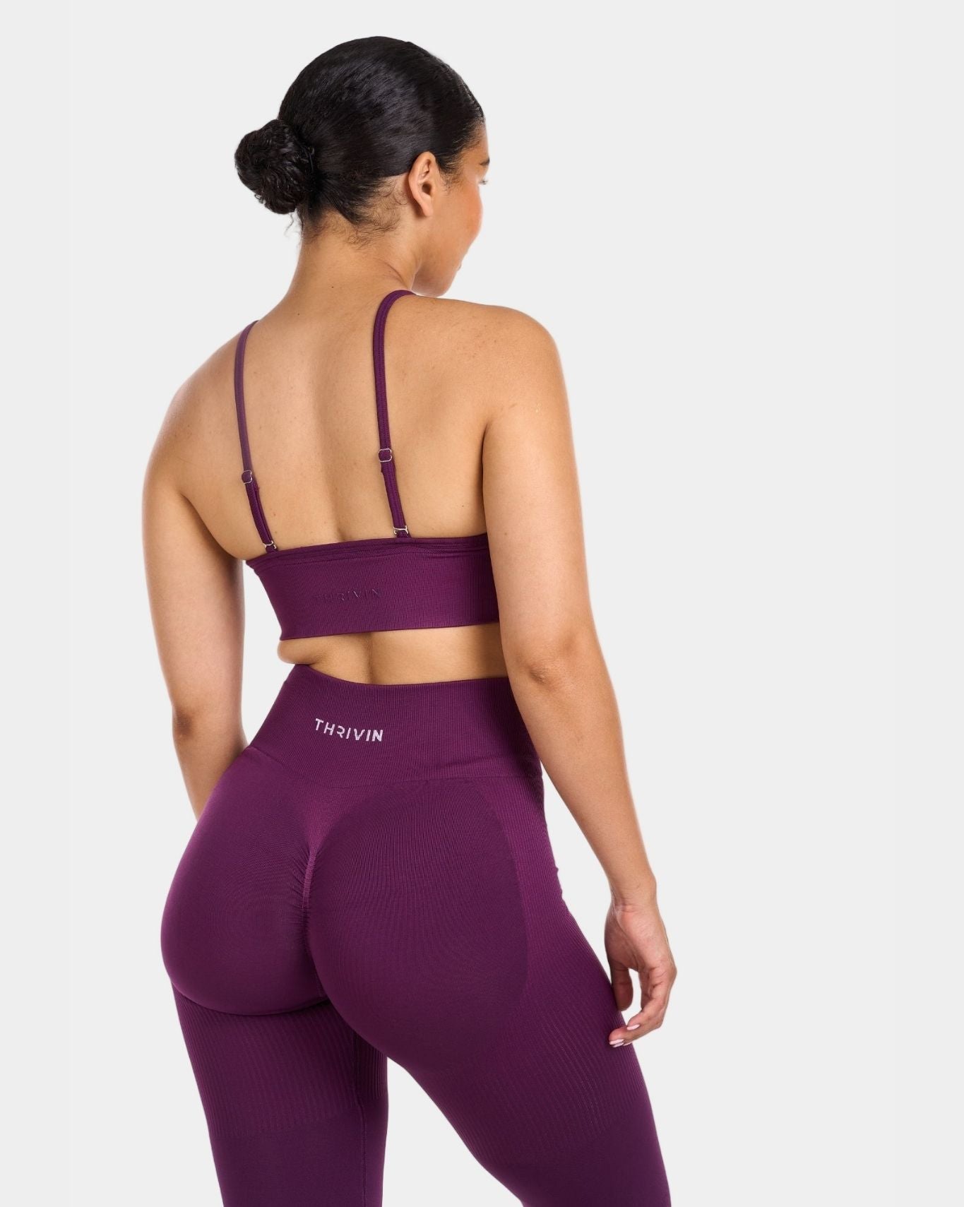 Multi-Way Sculpt Seamless Top | Plum