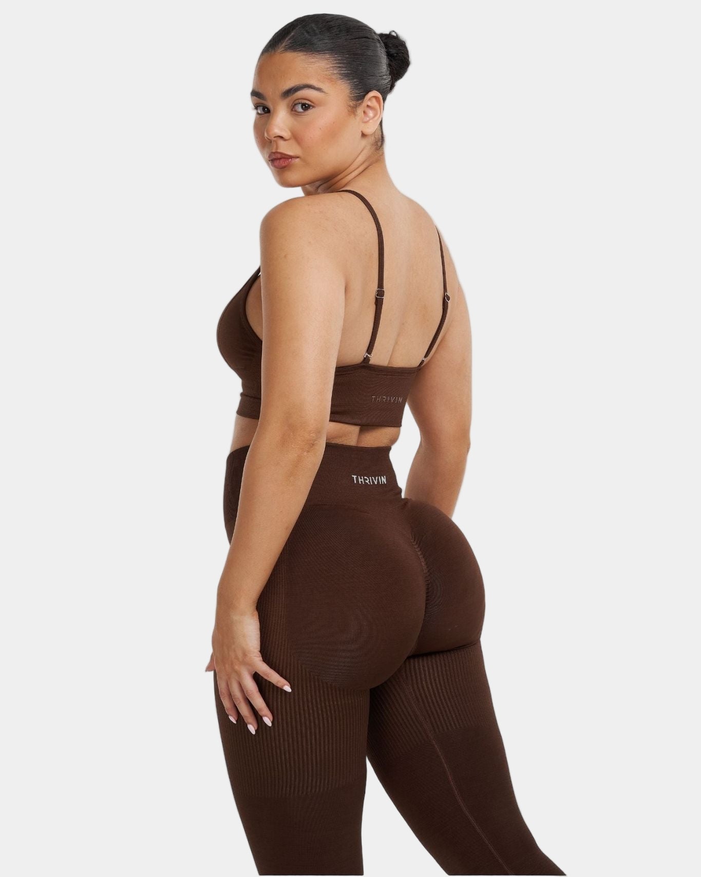 Multi-Way Sculpt Seamless Top | Bourbon Brown