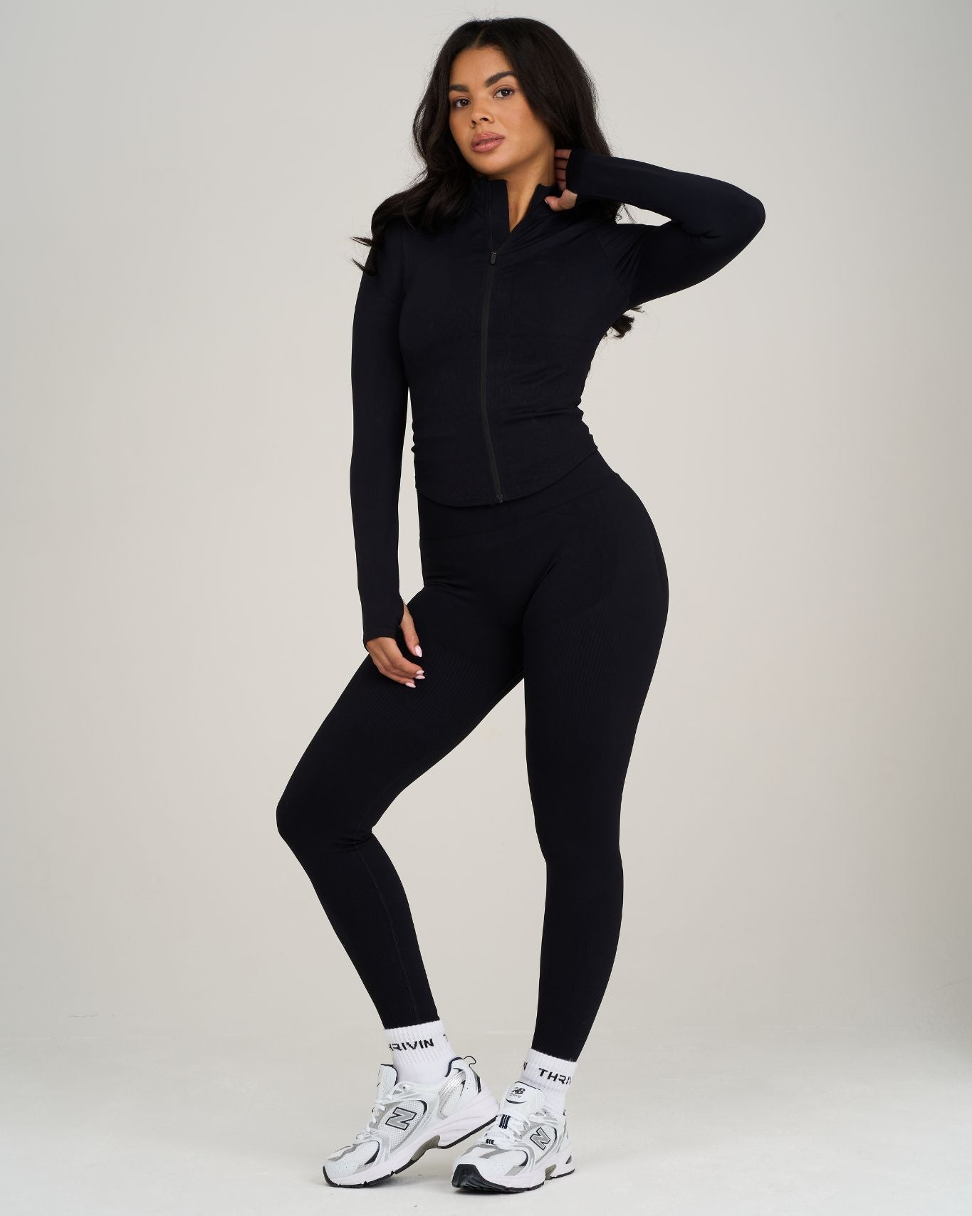 Elevate Sculpt Shapewear Jacket | Night Black