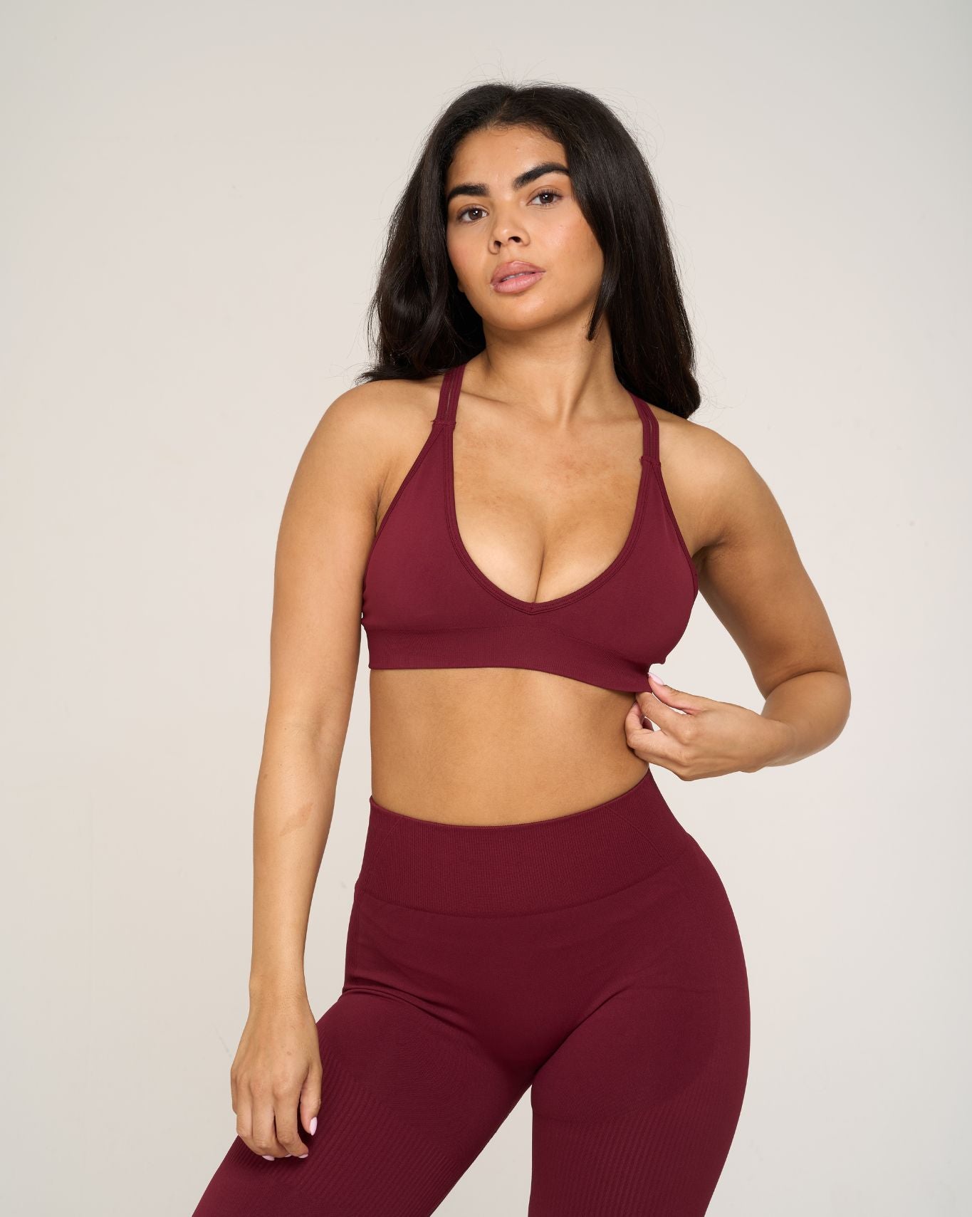 Sculpt Seamless Bra | New Burgundy