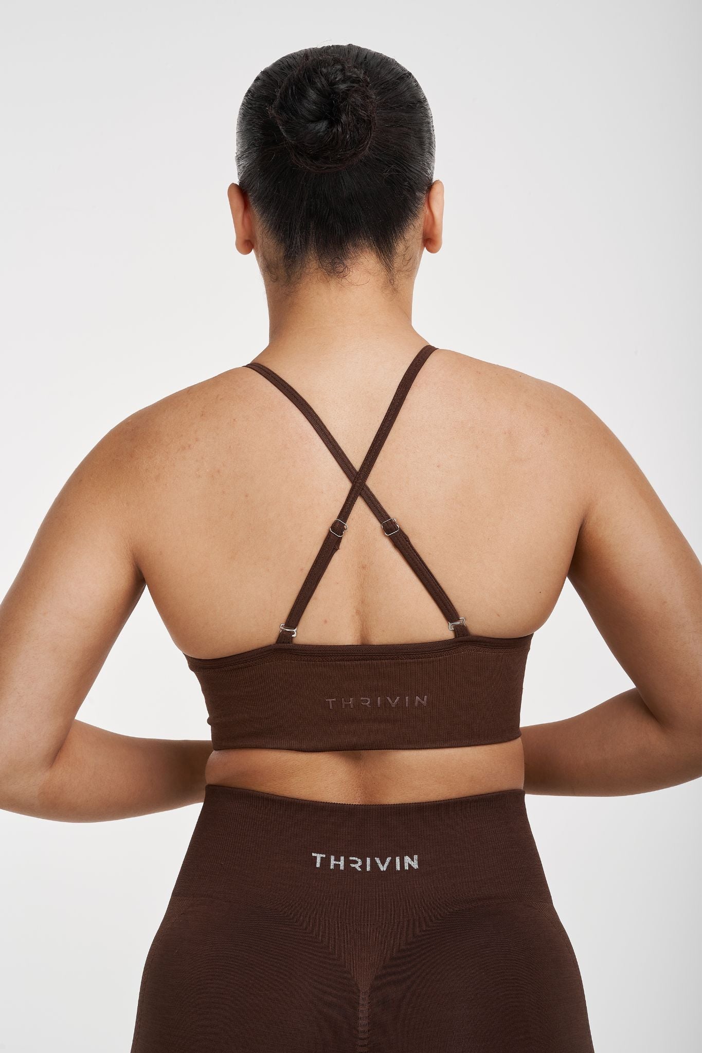 Multi-Way Sculpt Seamless Top | Bourbon Brown | Pre-Order