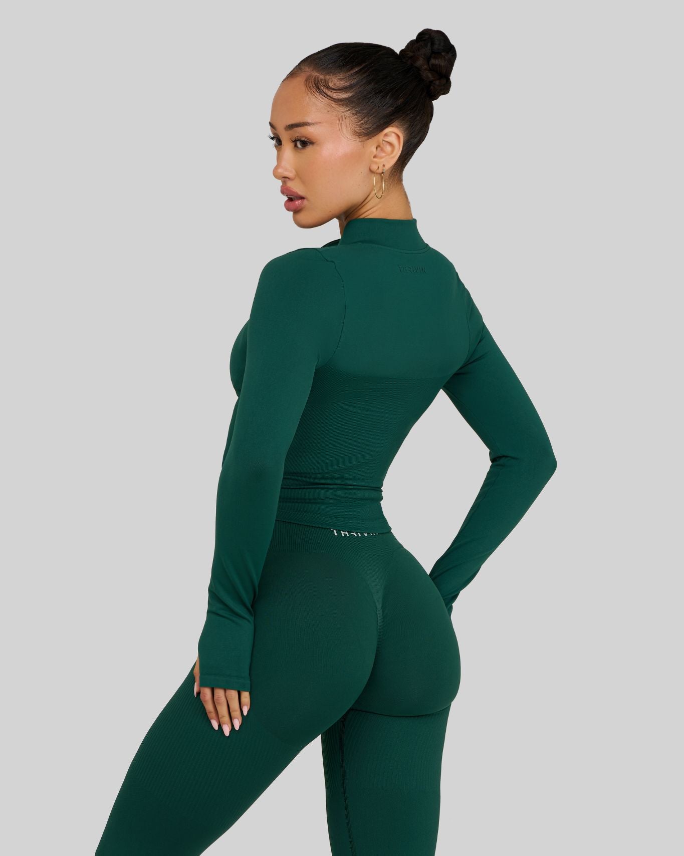 Elevate Sculpt Shapewear Jacket | Pine Green