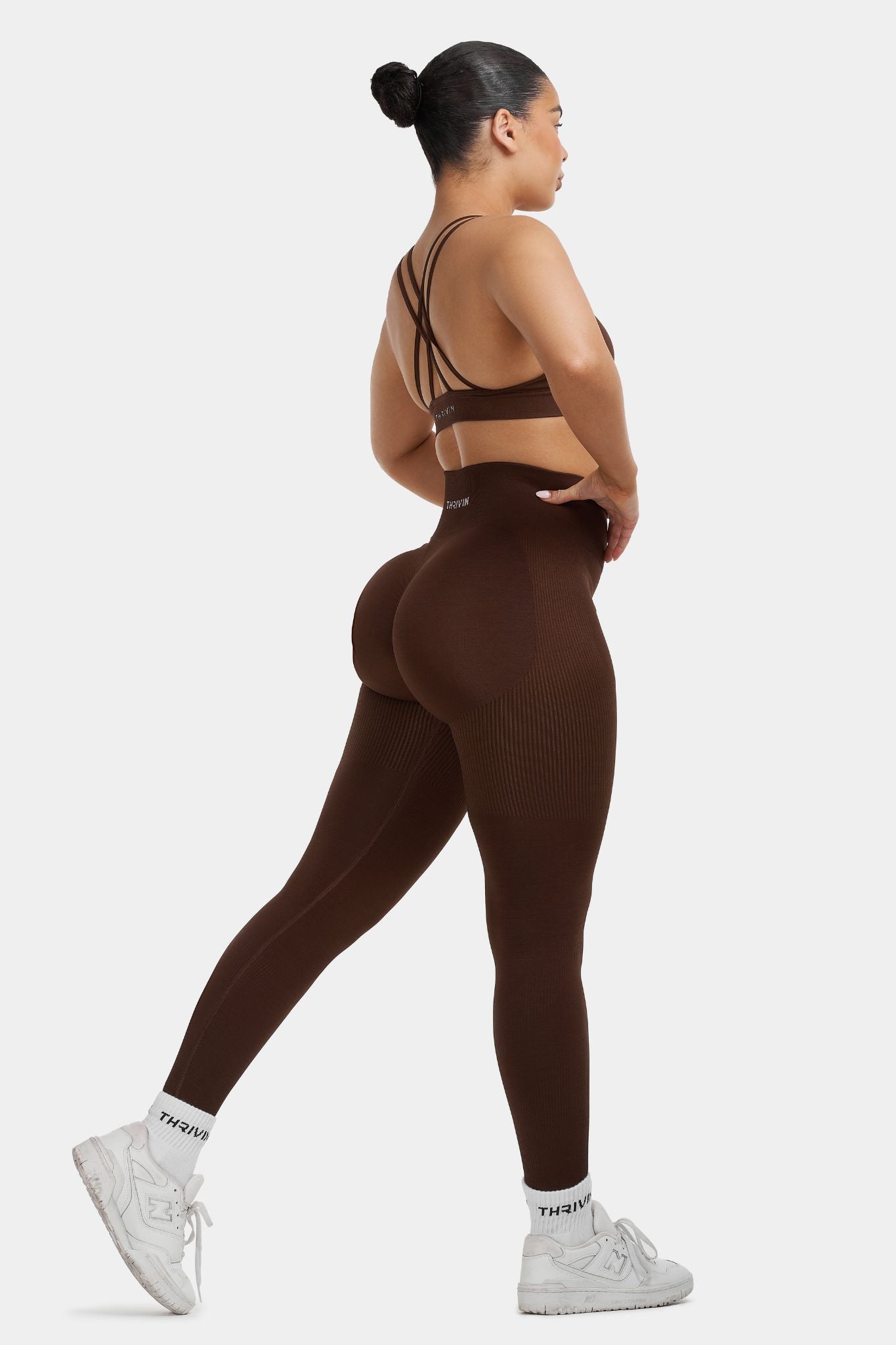 Sculpt Contour Leggings | Bourbon Brown