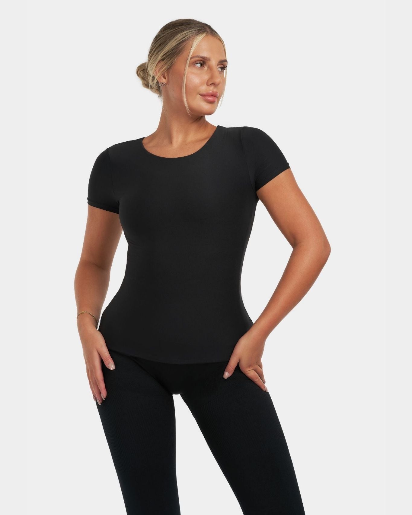 Short Sleeve Top | Black