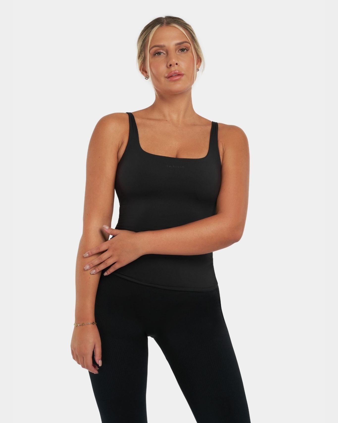 Arise - Seamless Sculpt Ribbed Contour Leggings - Zwart