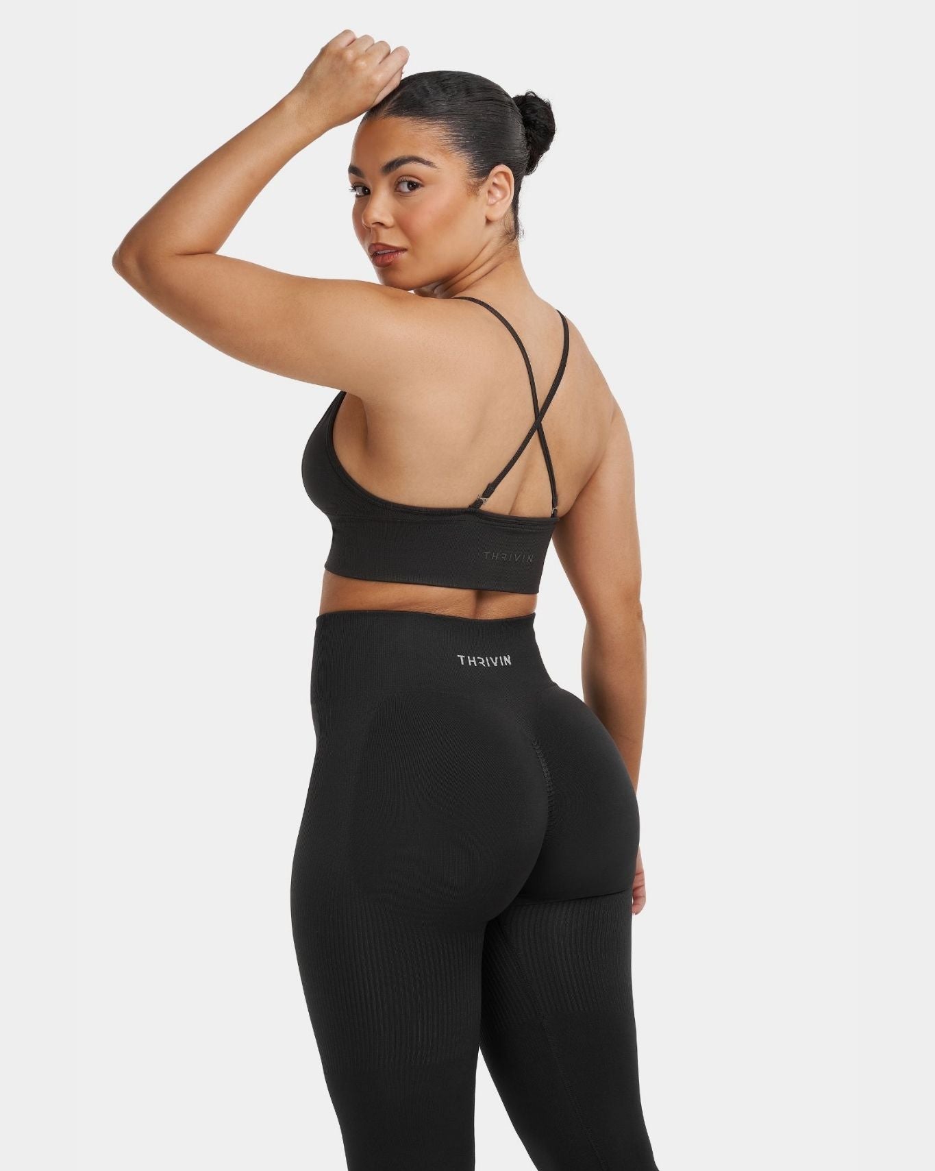 Multi-Way Sculpt Seamless Top | Charcoal Grey