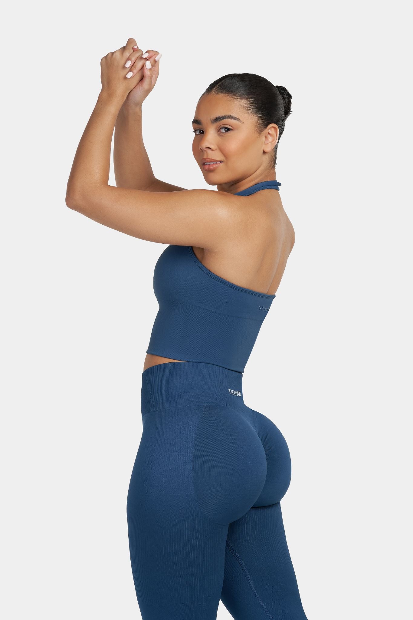 Sculpting Shapewear Top Halterneck | Deep Sea