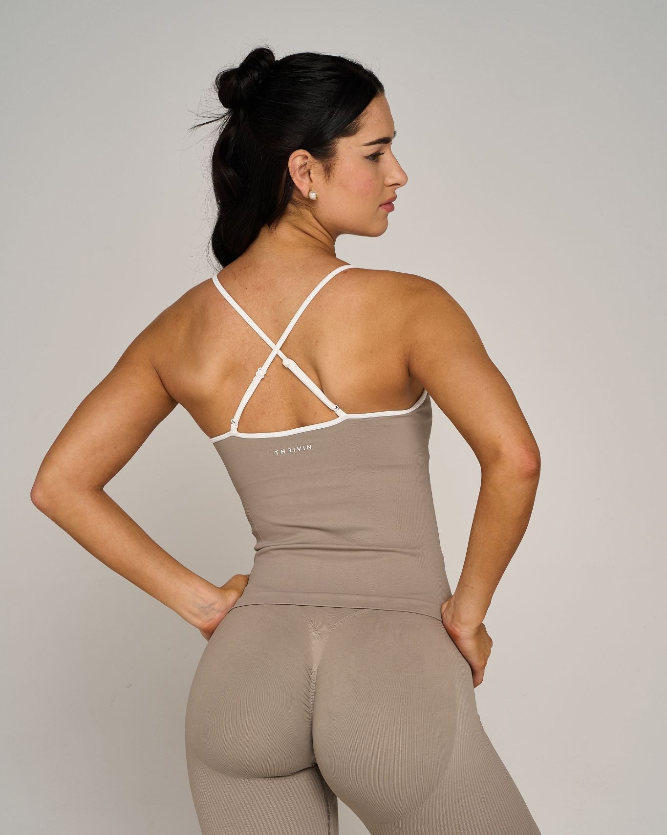 Outline Sweetheart Tanktop | Latte