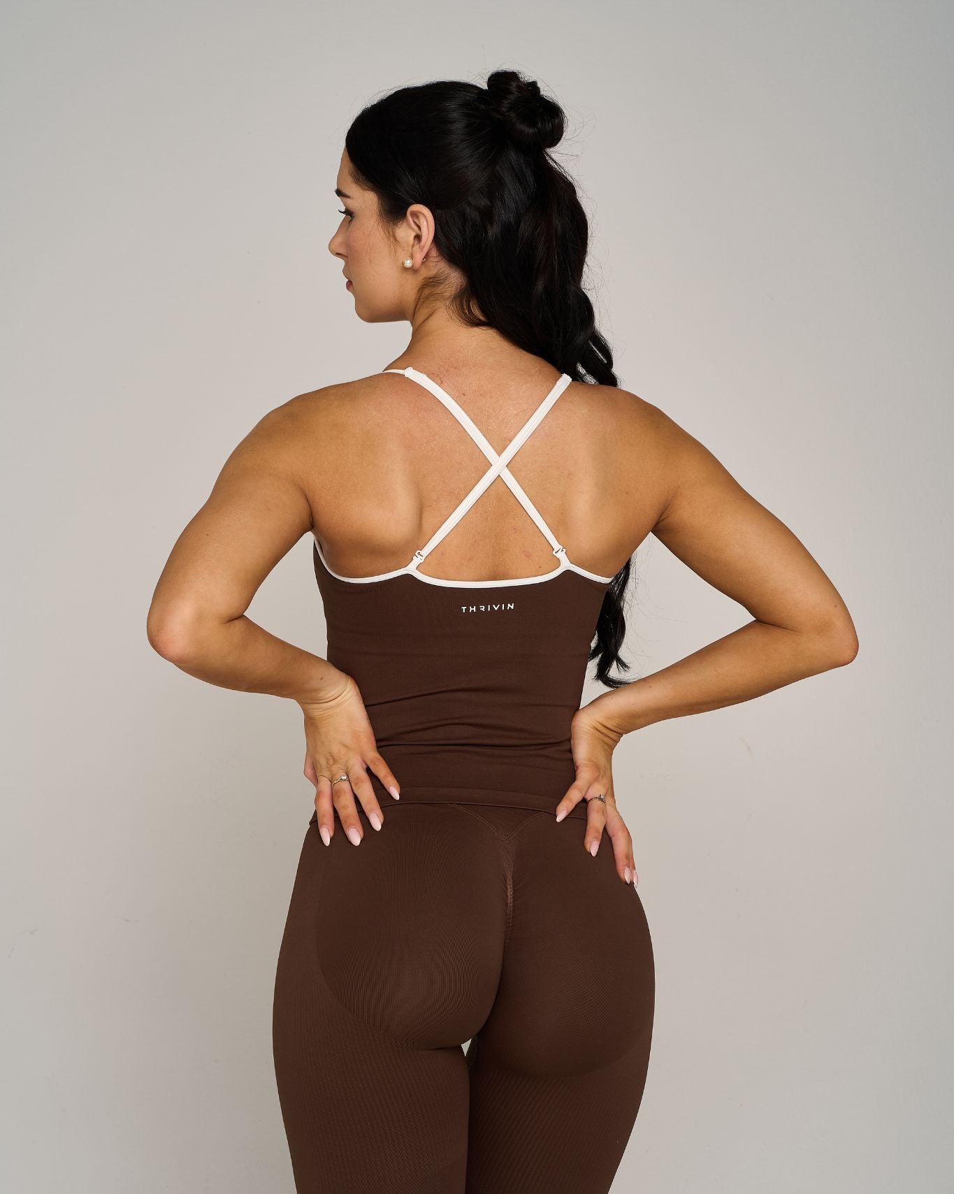 Outline Sweetheart Tanktop | Bourbon Brown