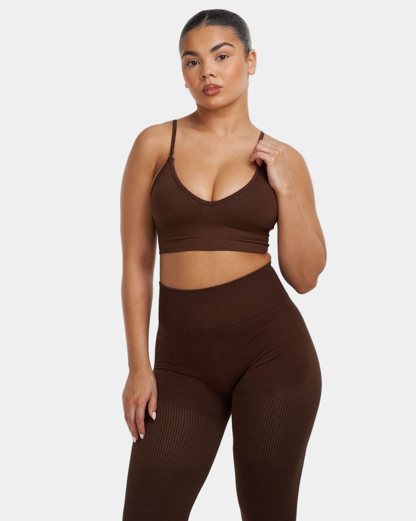 Multi-Way Sculpt Seamless Top | Bourbon Brown
