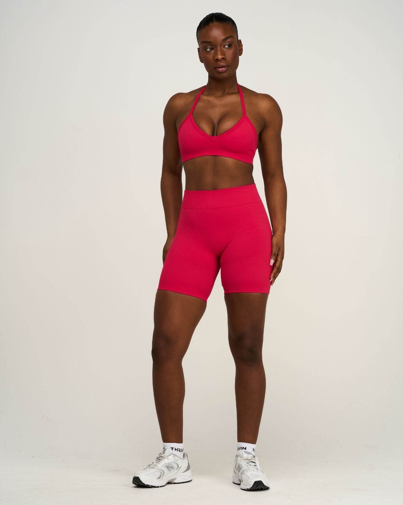 Elevate™ Sculpting Mid Waist Scrunch Shorts | Strawberry