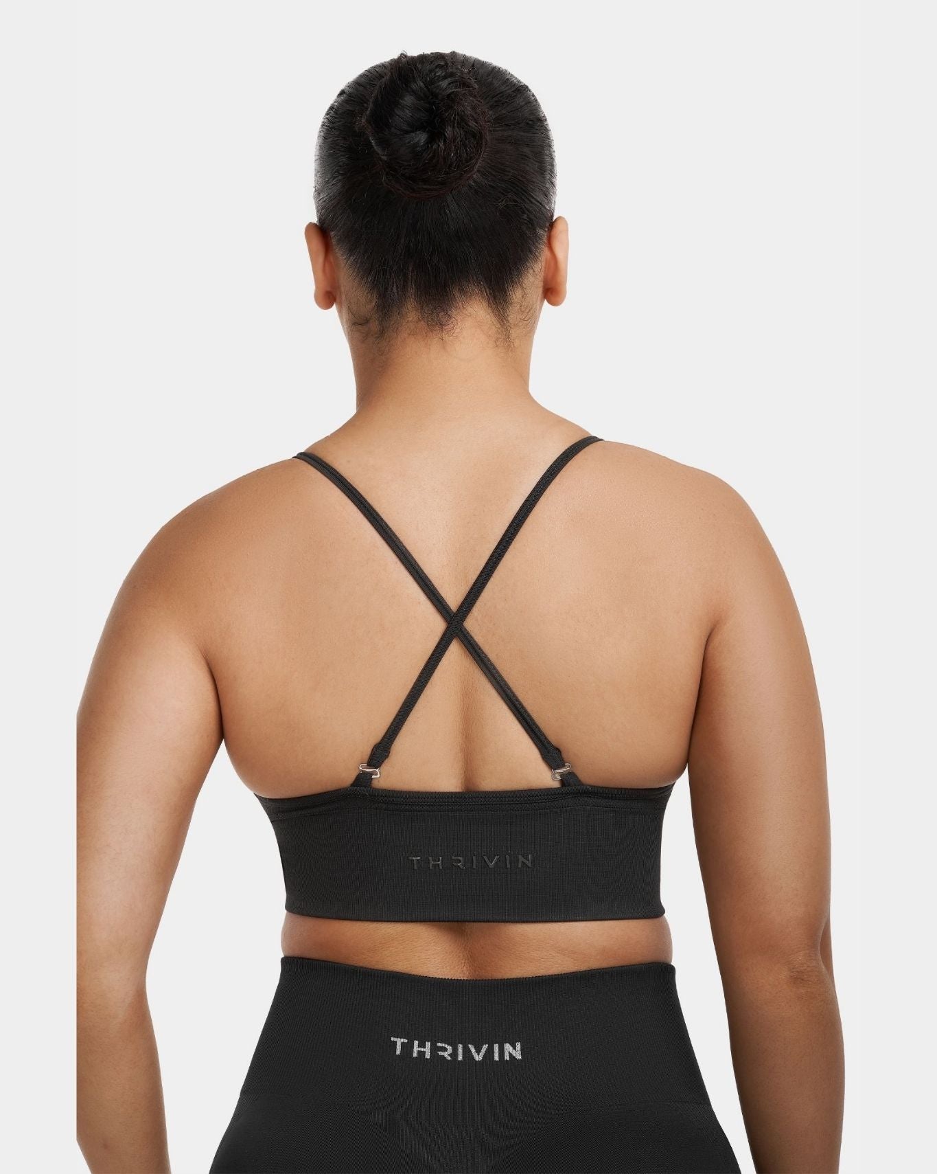 Multi-Way Sculpt Seamless Top | Charcoal Grey