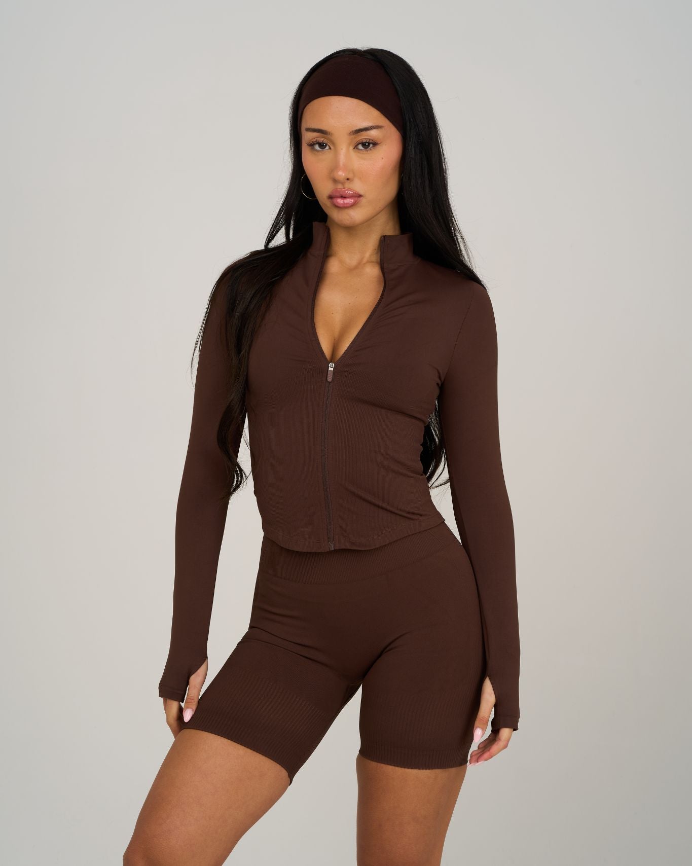 Elevate Sculpt Shapewear Jacket | Bourbon Brown