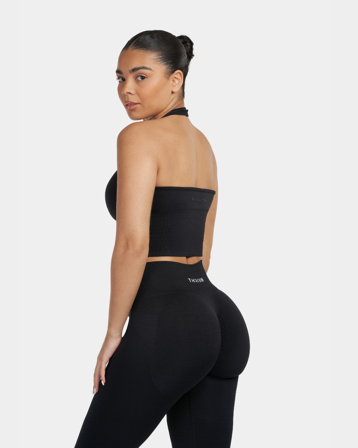 Sculpting Shapewear Top Halterneck | Black