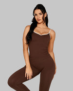 Outline Sweetheart Tanktop | Bourbon Brown