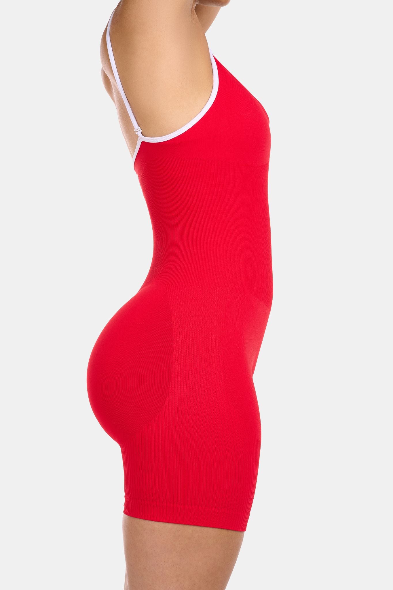 Multi-Way Sculpt Seamless Bodysuit | Baywatch Red