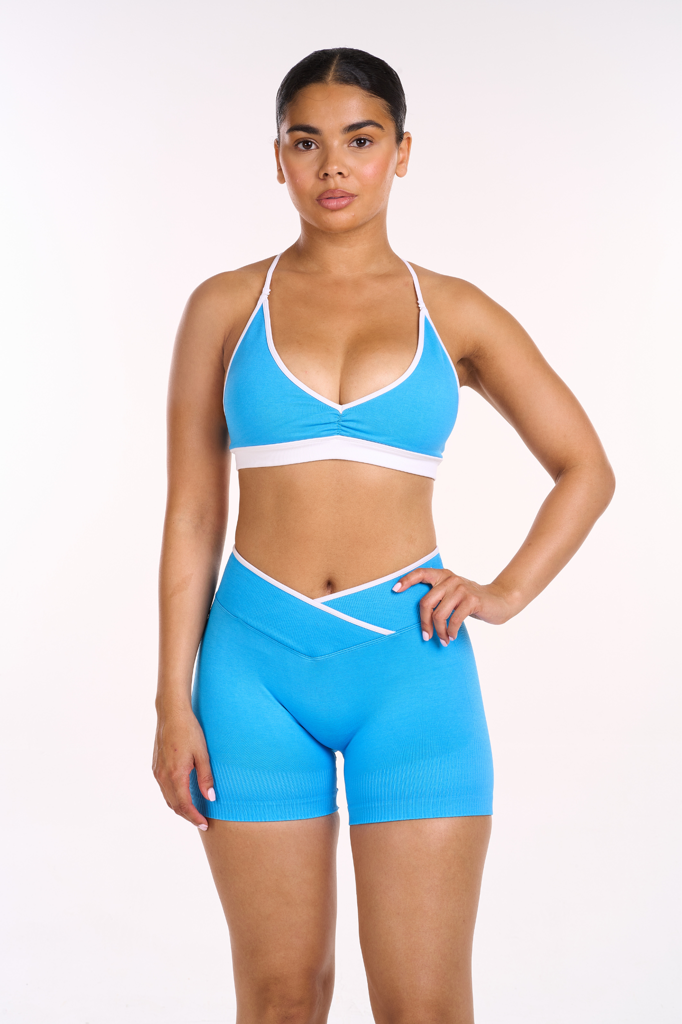 Multi-Way Rewind V-Edge Bra | Blue