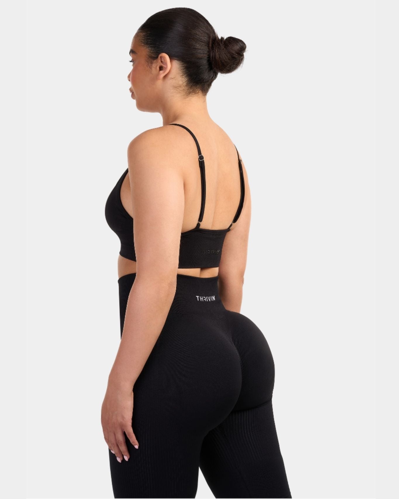 Multi-Way Sculpt Seamless Top | Black